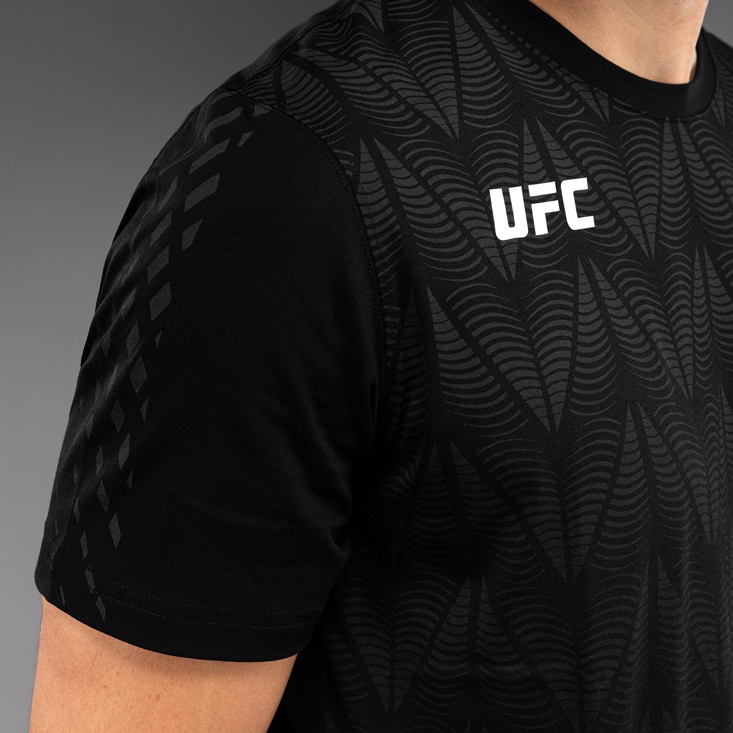 Men's UFC Zenith by Venum Replica Black T-Shirt Personalized - Venum