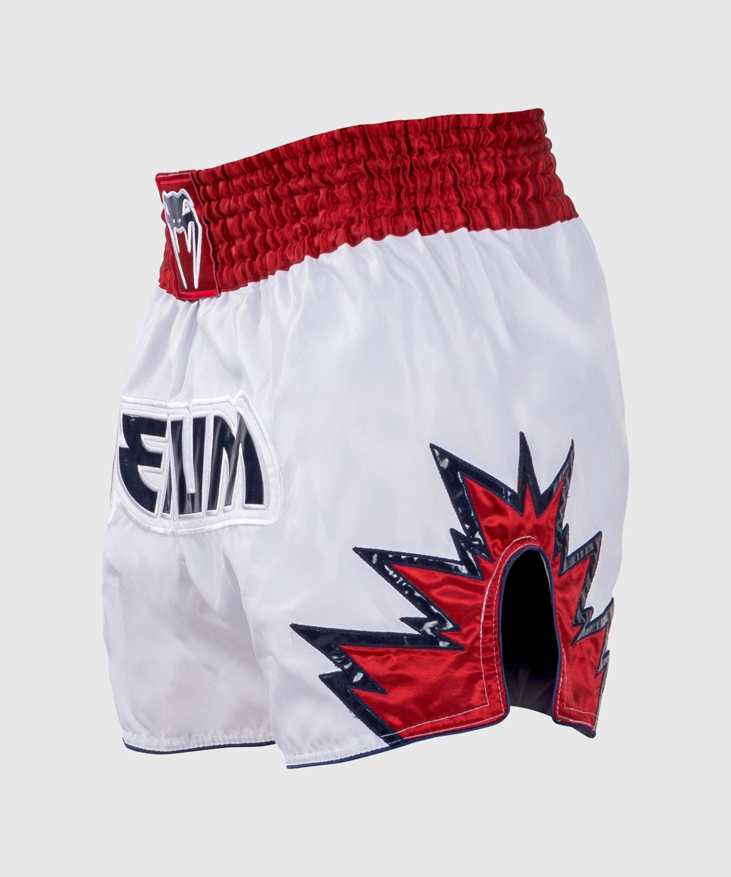 Venum Inferno Muay Thai Shorts - White/Red