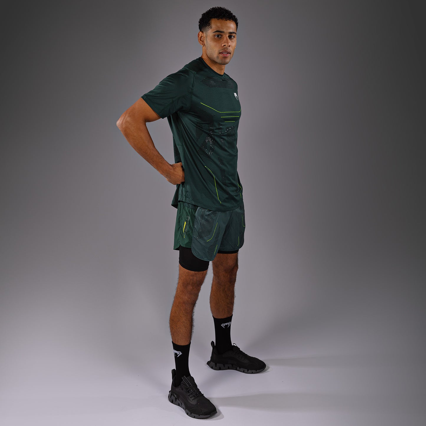 Venum Technical 3.0 Dry-Tech T-Shirt - Forest Green
