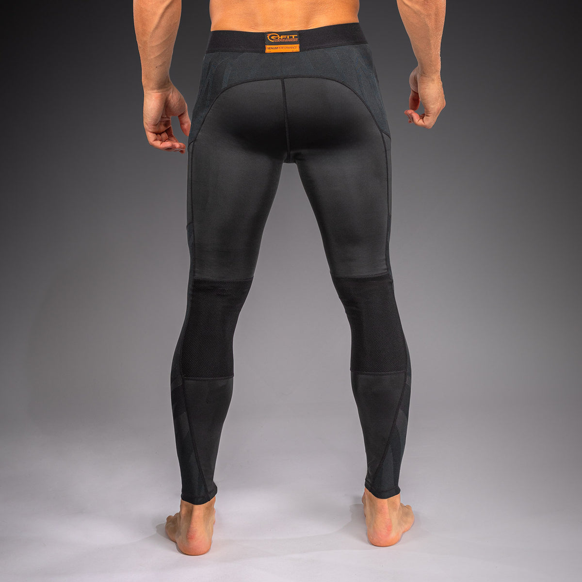 Venum G-Fit Revolution Spats - Black/Copper  product-type_Compression Pants Venum