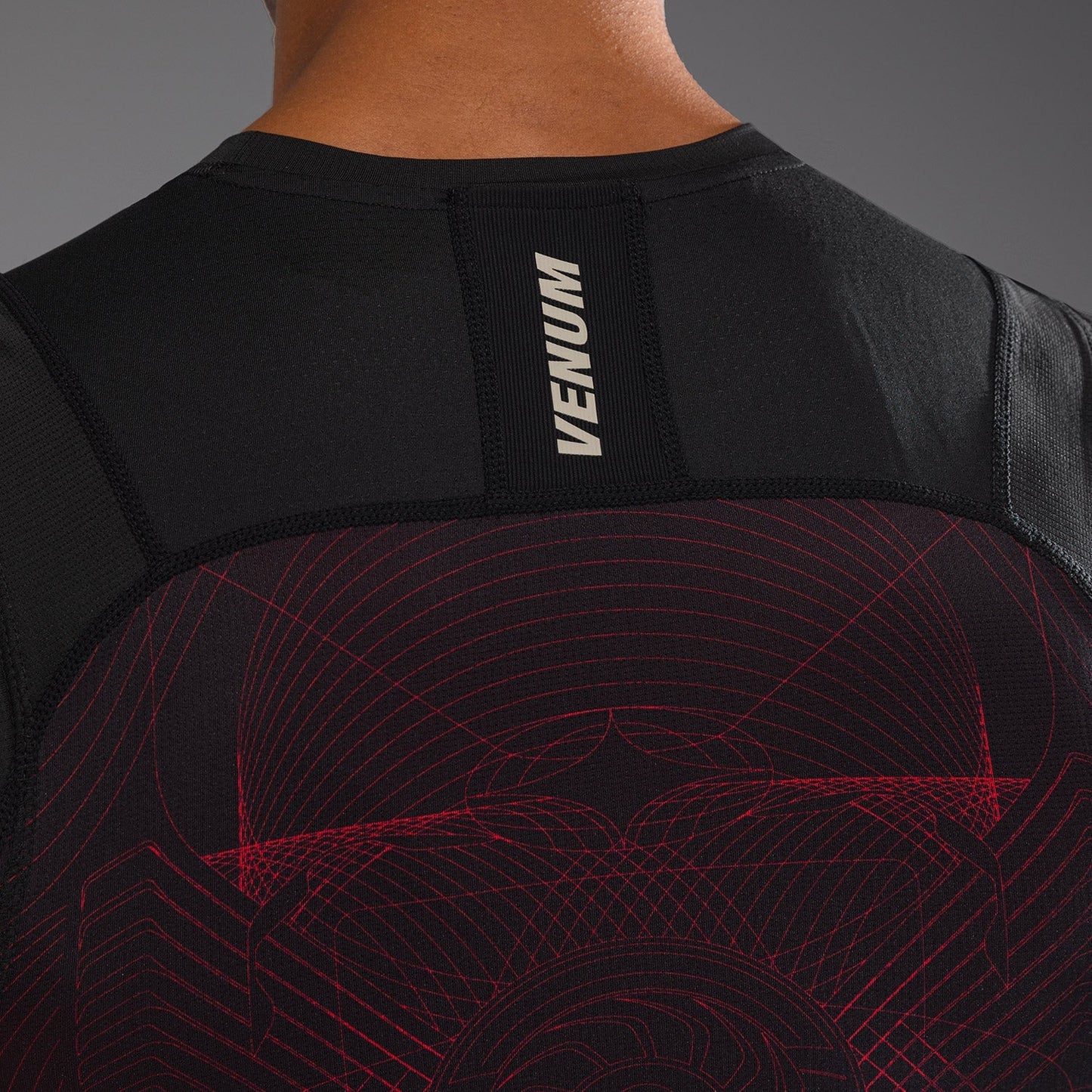 Venum G-Fit Air Men's Sleeveless Rashguard - Deep Black/Fire Red