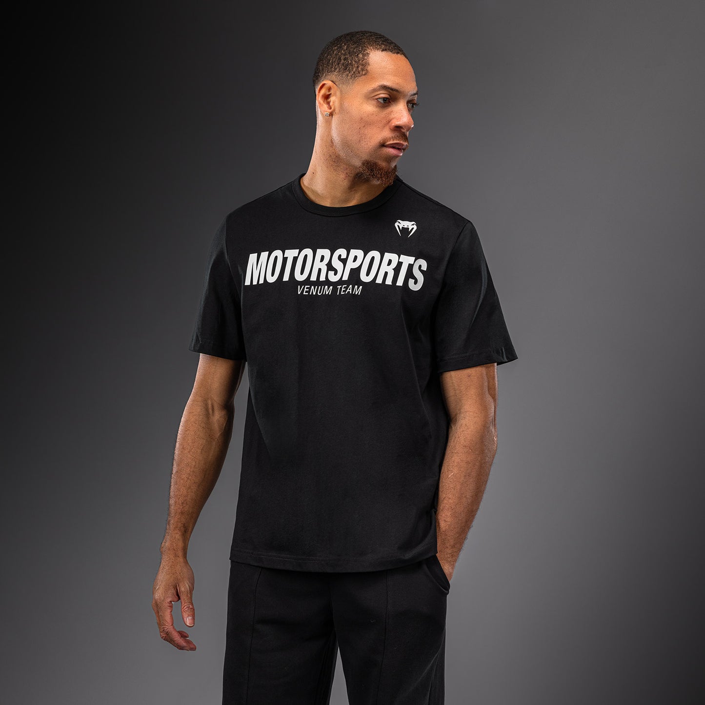 Venum Motorsports VT T-Shirt - Black/White