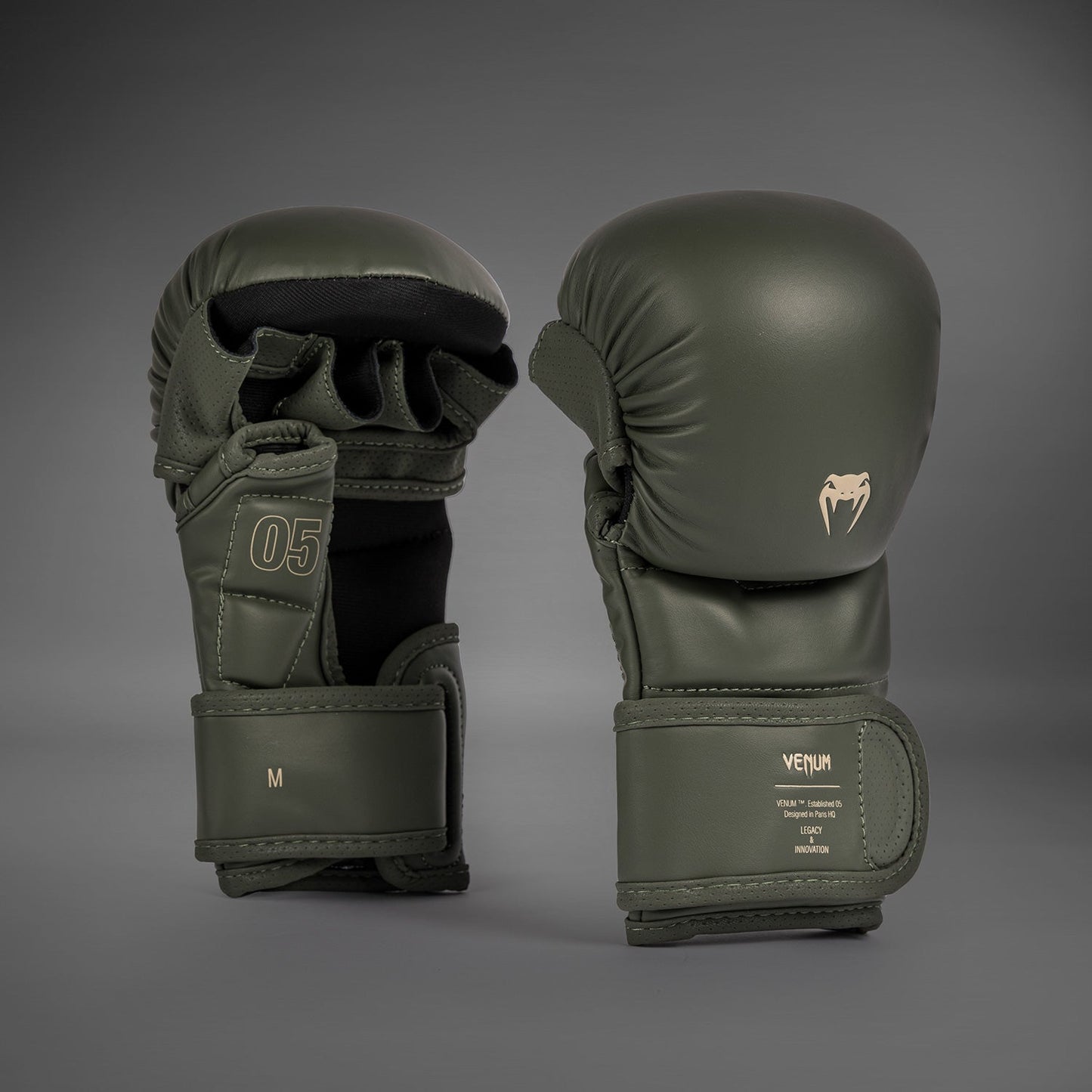 Venum Impact Evo MMA Sparring Gloves - Military Green