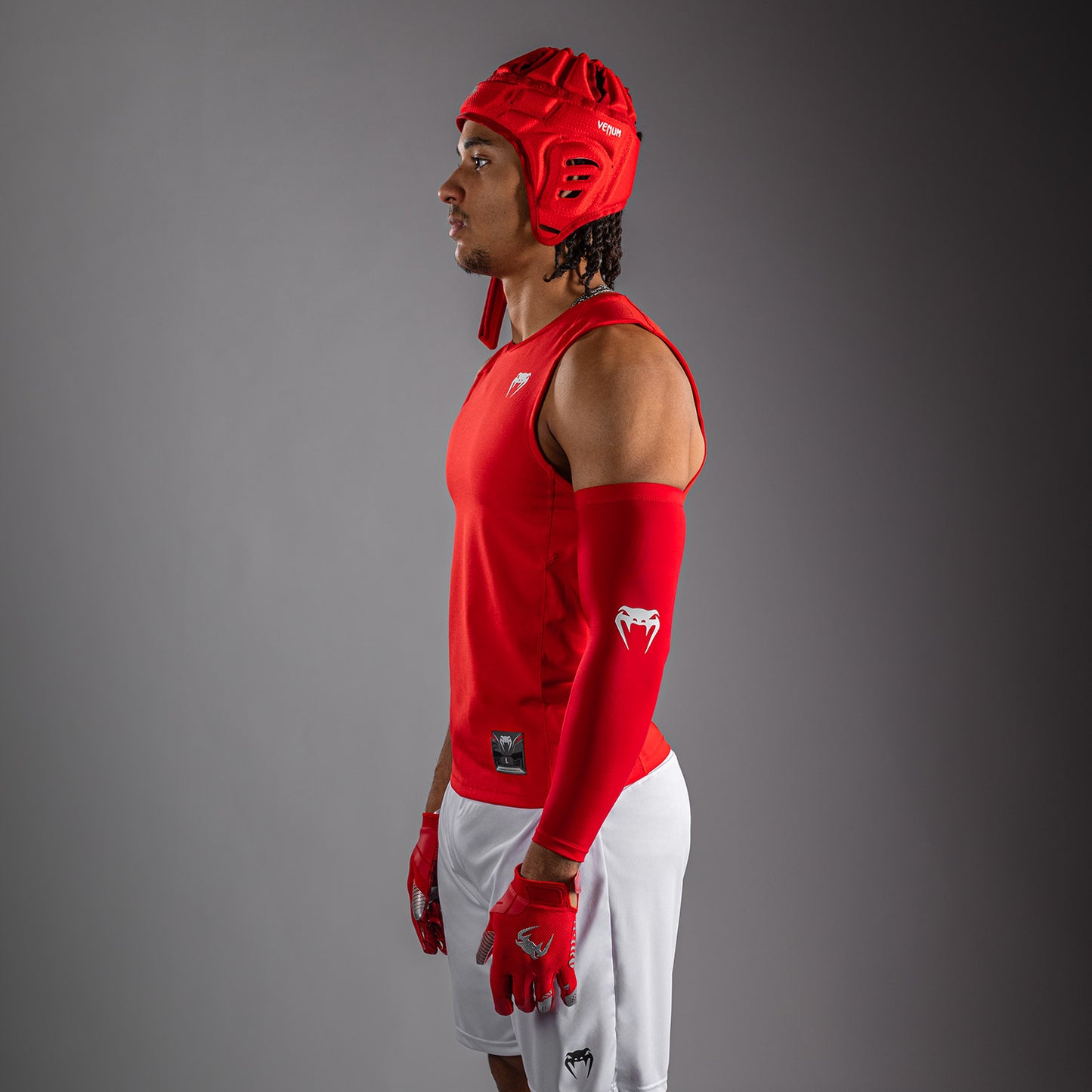 Venum Elite Football Sleeveless Compression Jersey - Red