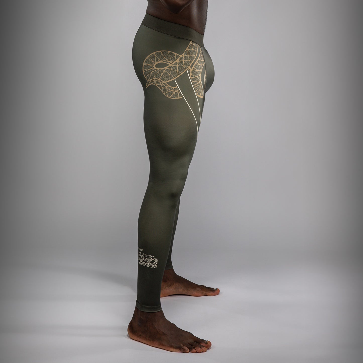 Venum Serpenti Spats - Khaki/Bronze/Ivory