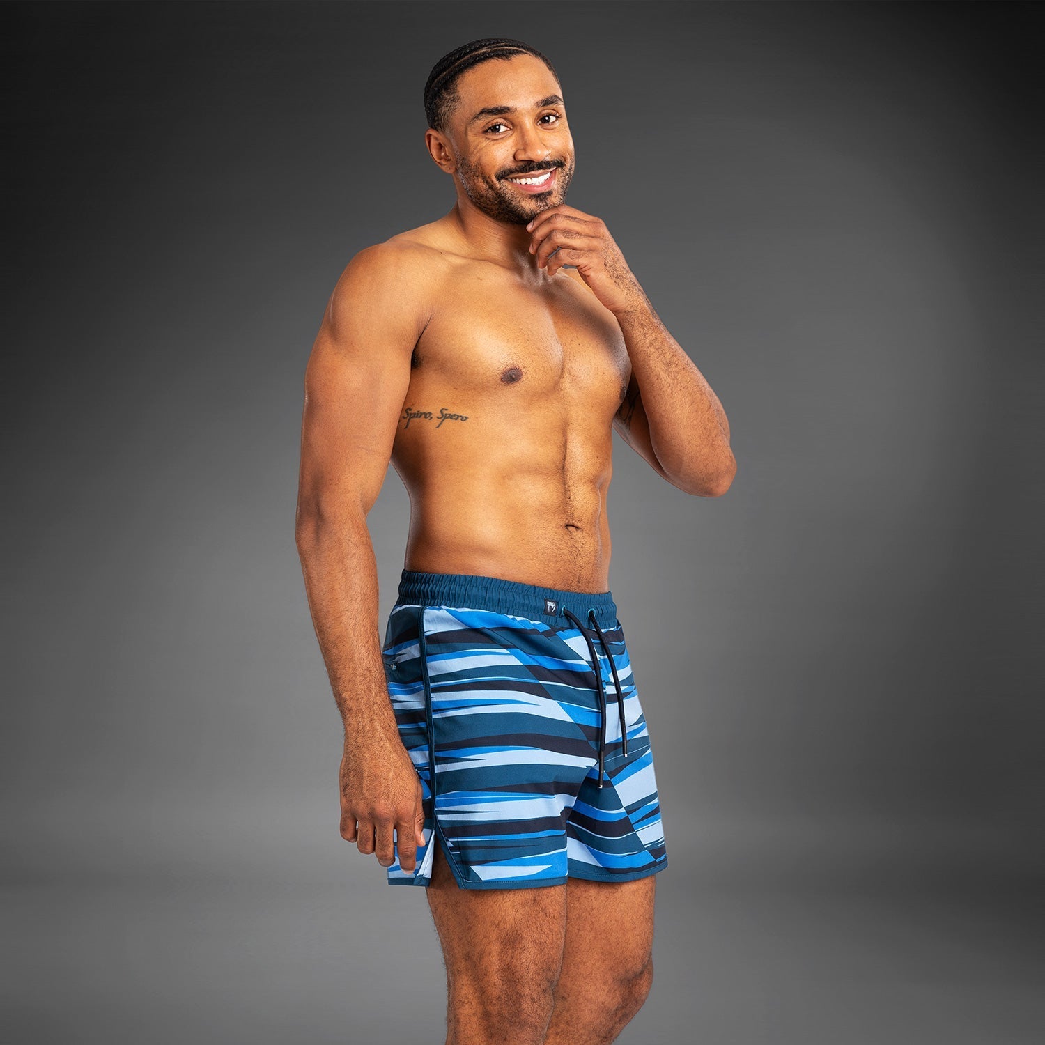 Venum Rapid Men's Board Shorts - Shadow Blue - Venum