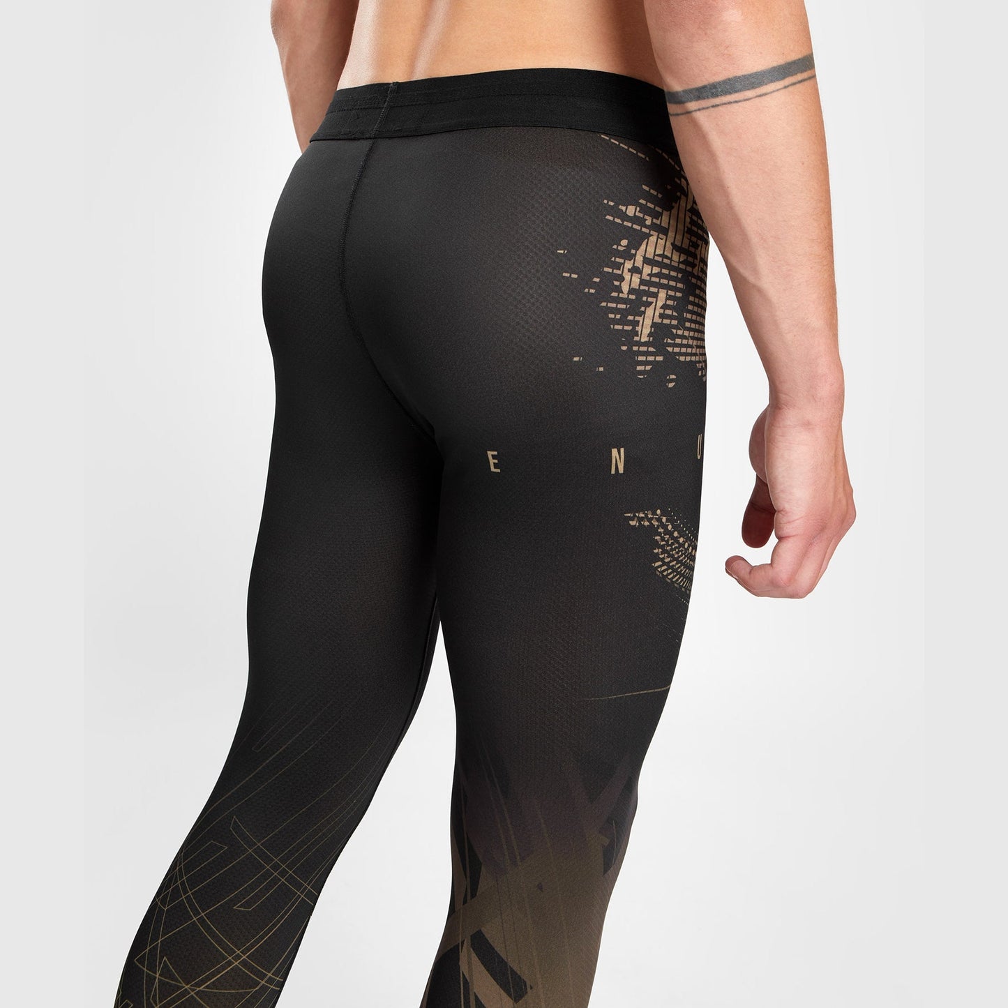 Venum Gorilla Jungle Spats - Black/Sand