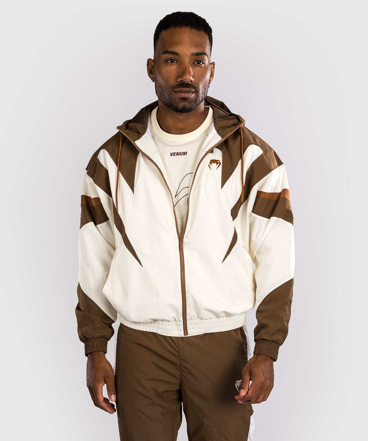 Venum Attack 90 Tracksuit Jacket - Dark Brown