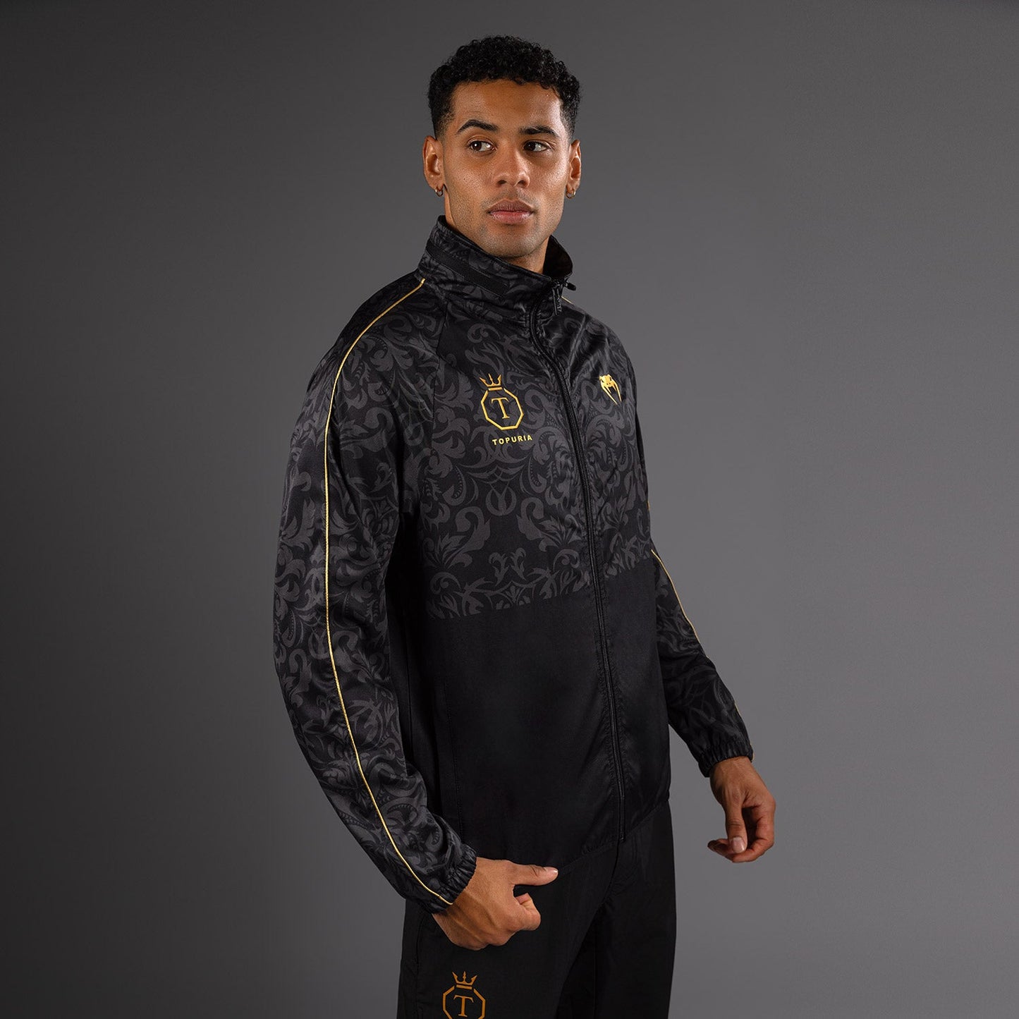Venum x Topuria Unmatched Edition Track Jacket - Black/Gold