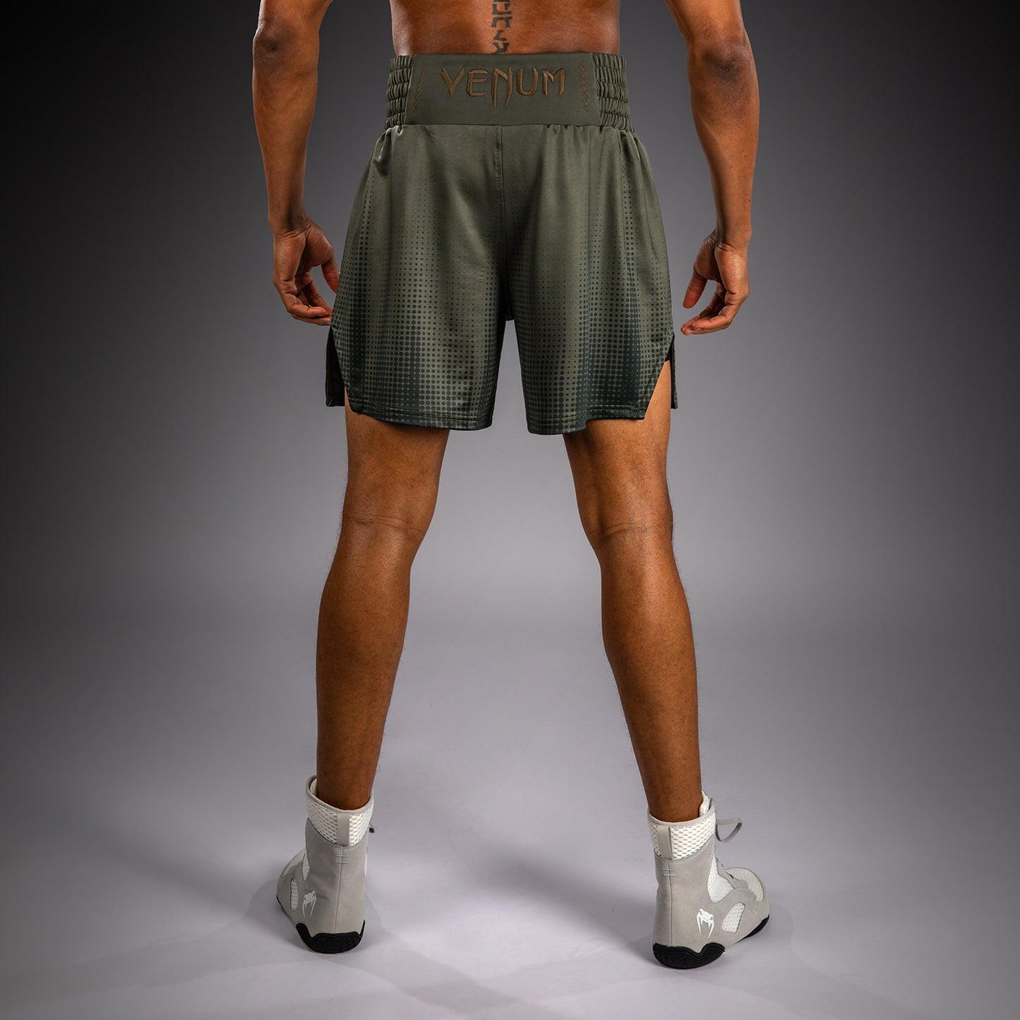 Venum Stealth Boxing Shorts - Khaki/Dark Green  product-type_Boxing shorts Venum