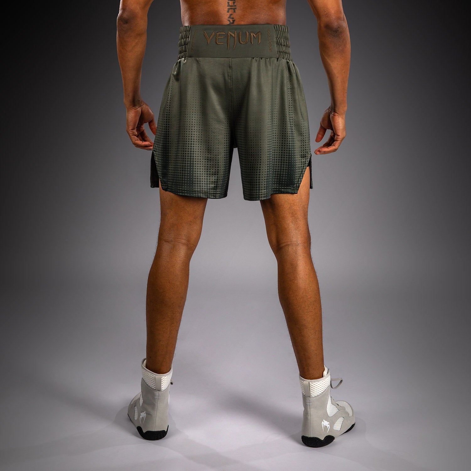 Venum Stealth Boxing Shorts - Khaki/Dark Green  product-type_Boxing shorts Venum
