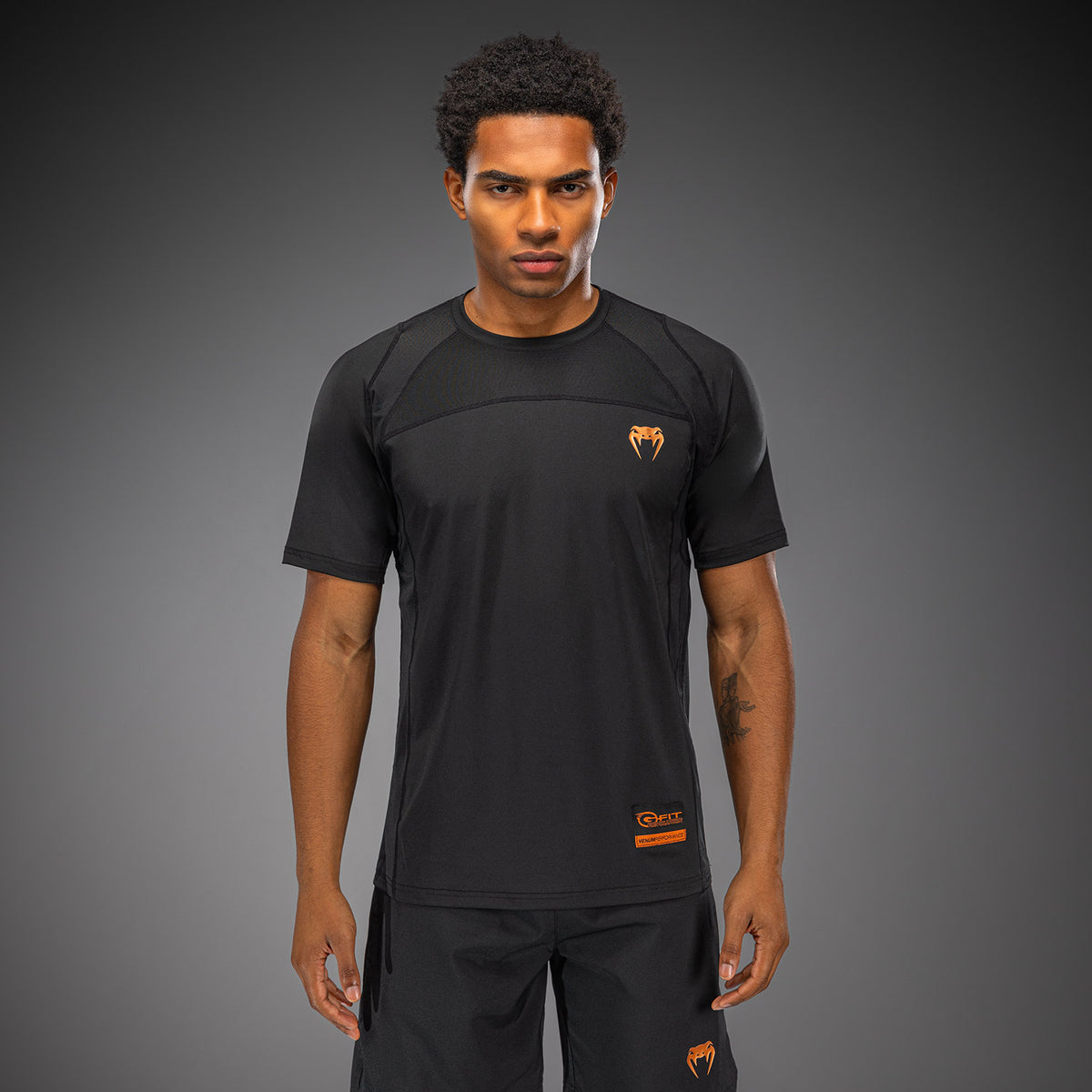 Venum G-Fit Revolution Dry Tech T-Shirt - Black/Copper  product-type_Dry Tech T-Shirts Venum