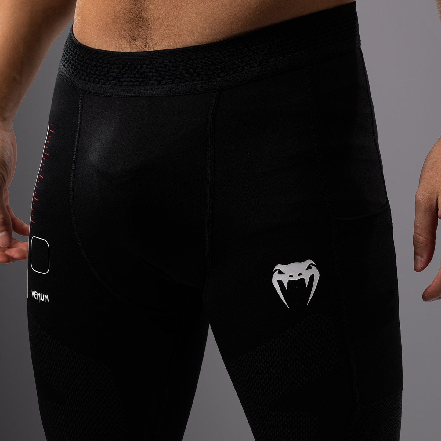 Venum Tactical XT Spats - Black/Fire Red