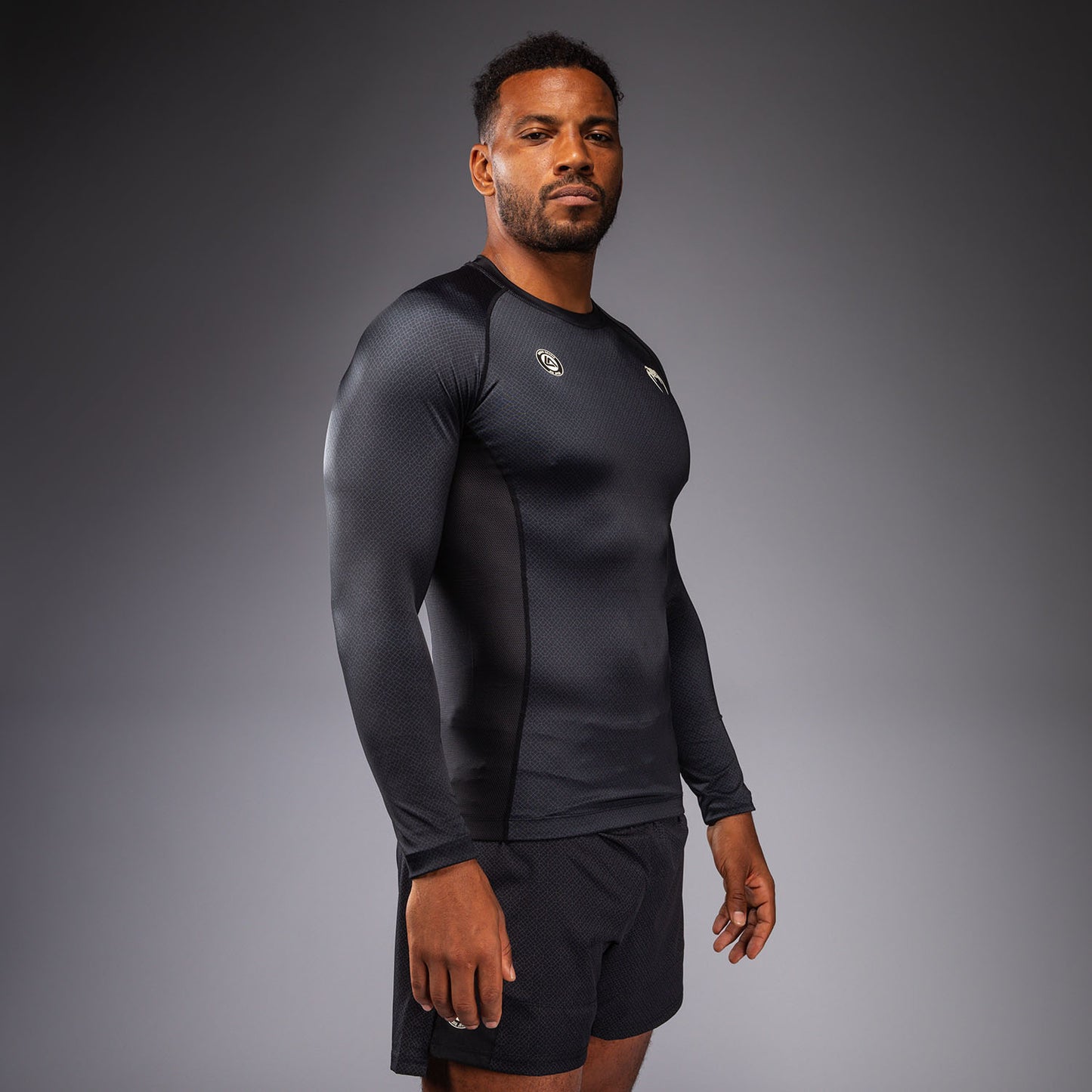 Venum x Roger Gracie Academy Long Sleeve Rashguard - Black