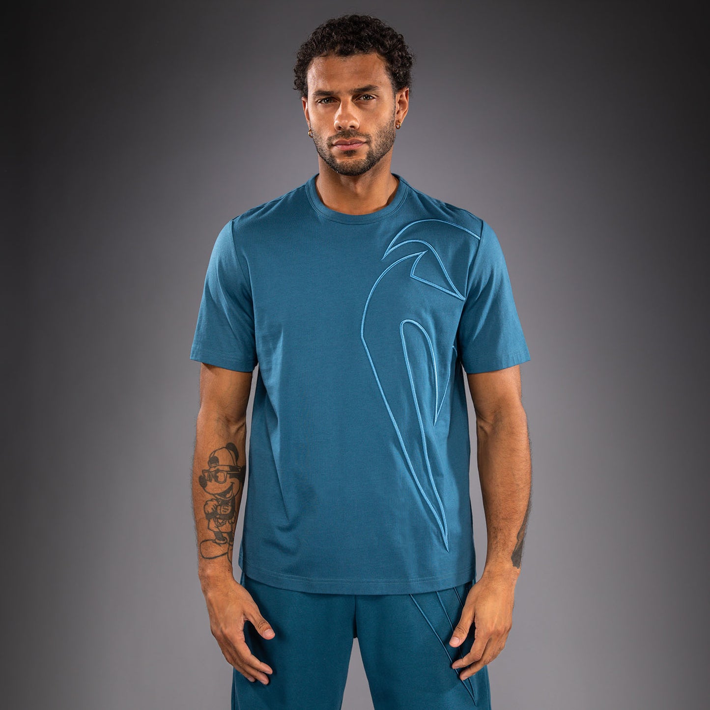 Venum Giant 3D Cotton T-Shirt - Ocean Blue  product-type_T-Shirts Venum