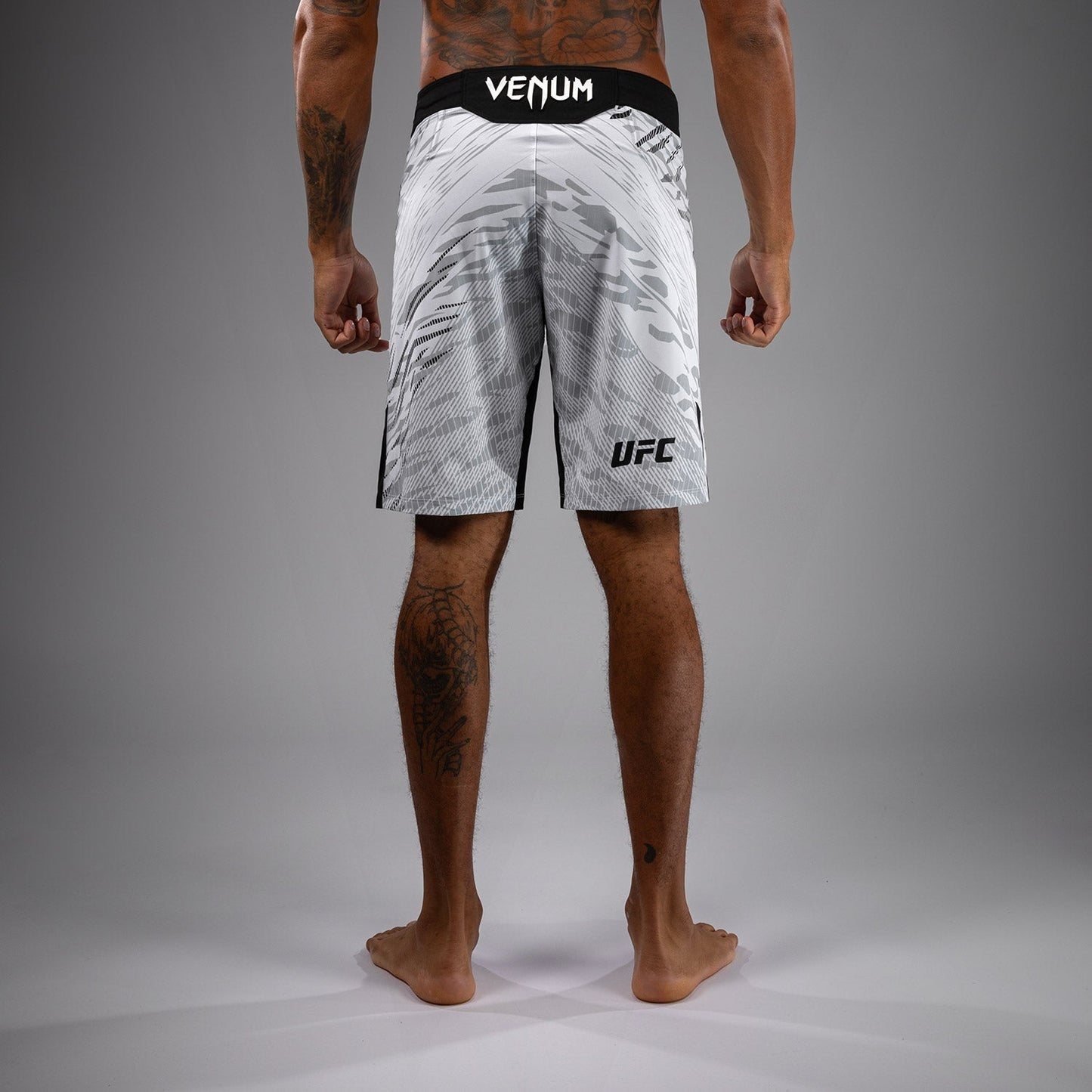 UFC Fusion by Venum Authentic Fight Night Men’s Fight Short - Long Fit - White
