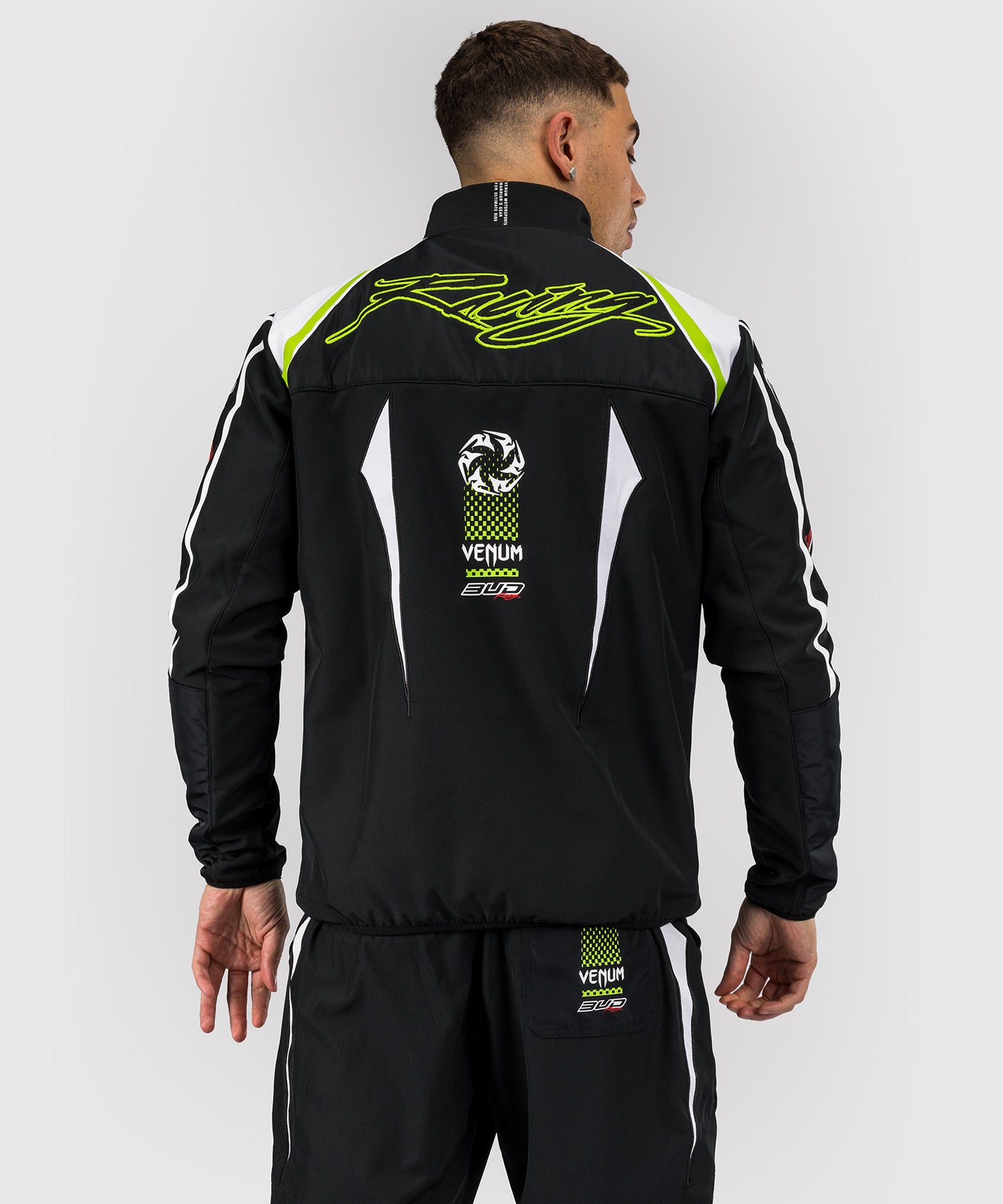 Venum x Bud Racing Men’s Jacket - Black/White/Lime Green