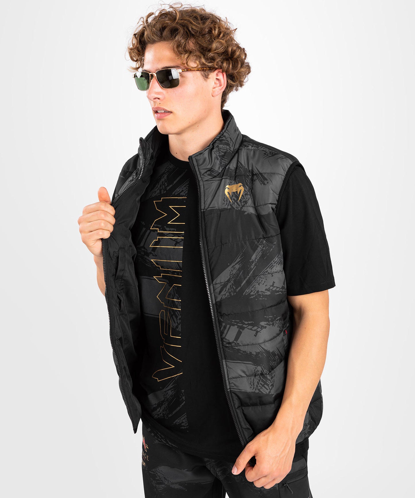 Venum x Mirage Sleeveless Down Jacket - Black/Gold