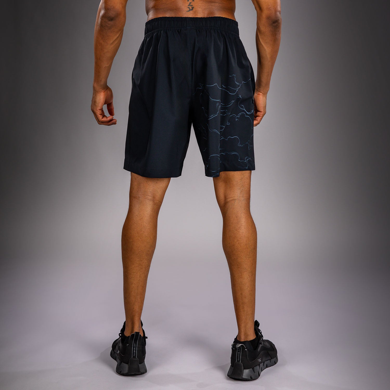 Venum Thunder Dragon Training Shorts - Black/Grey/Copper  product-type_Training shorts Venum