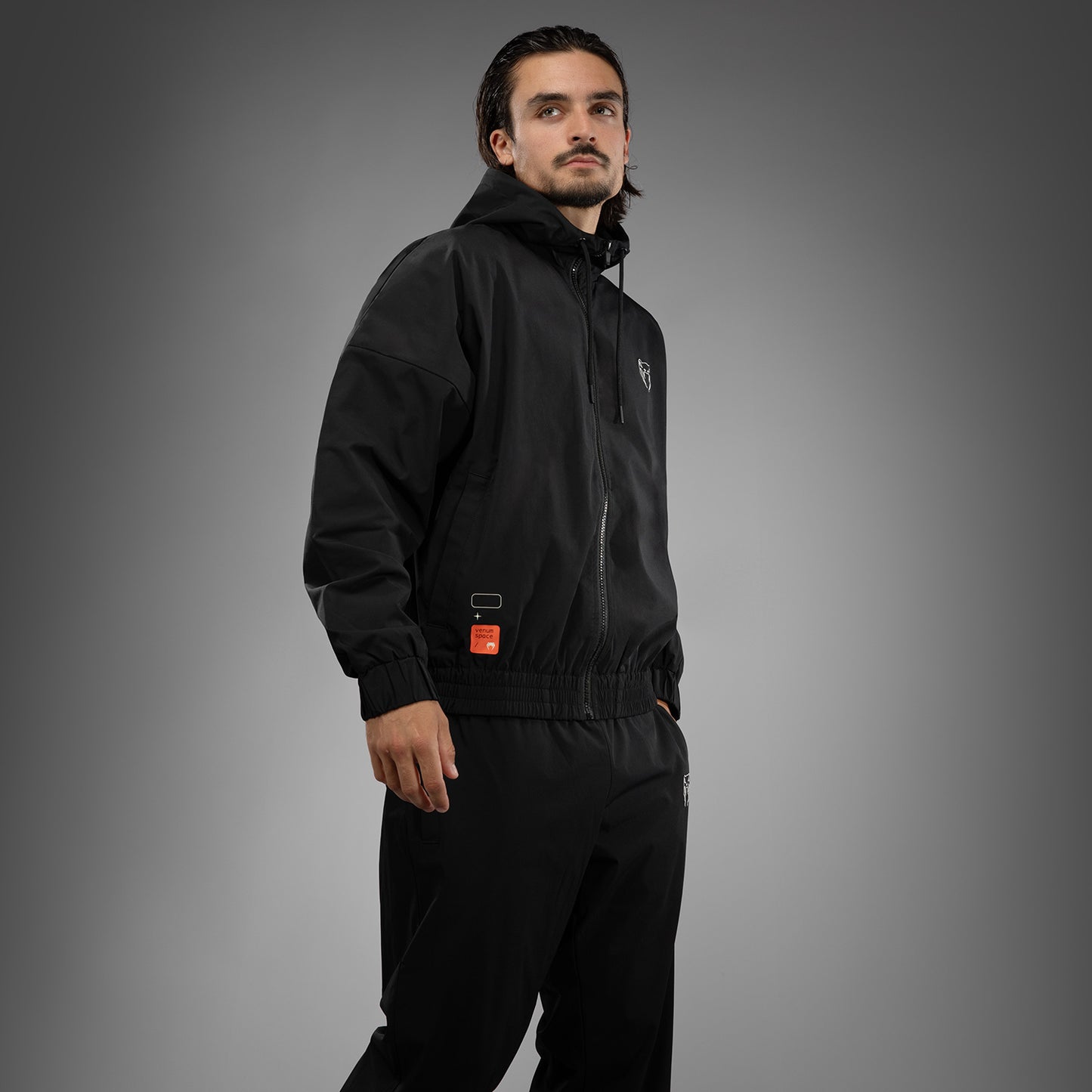 Venum Eclipse Track Jacket - Black/Ivory