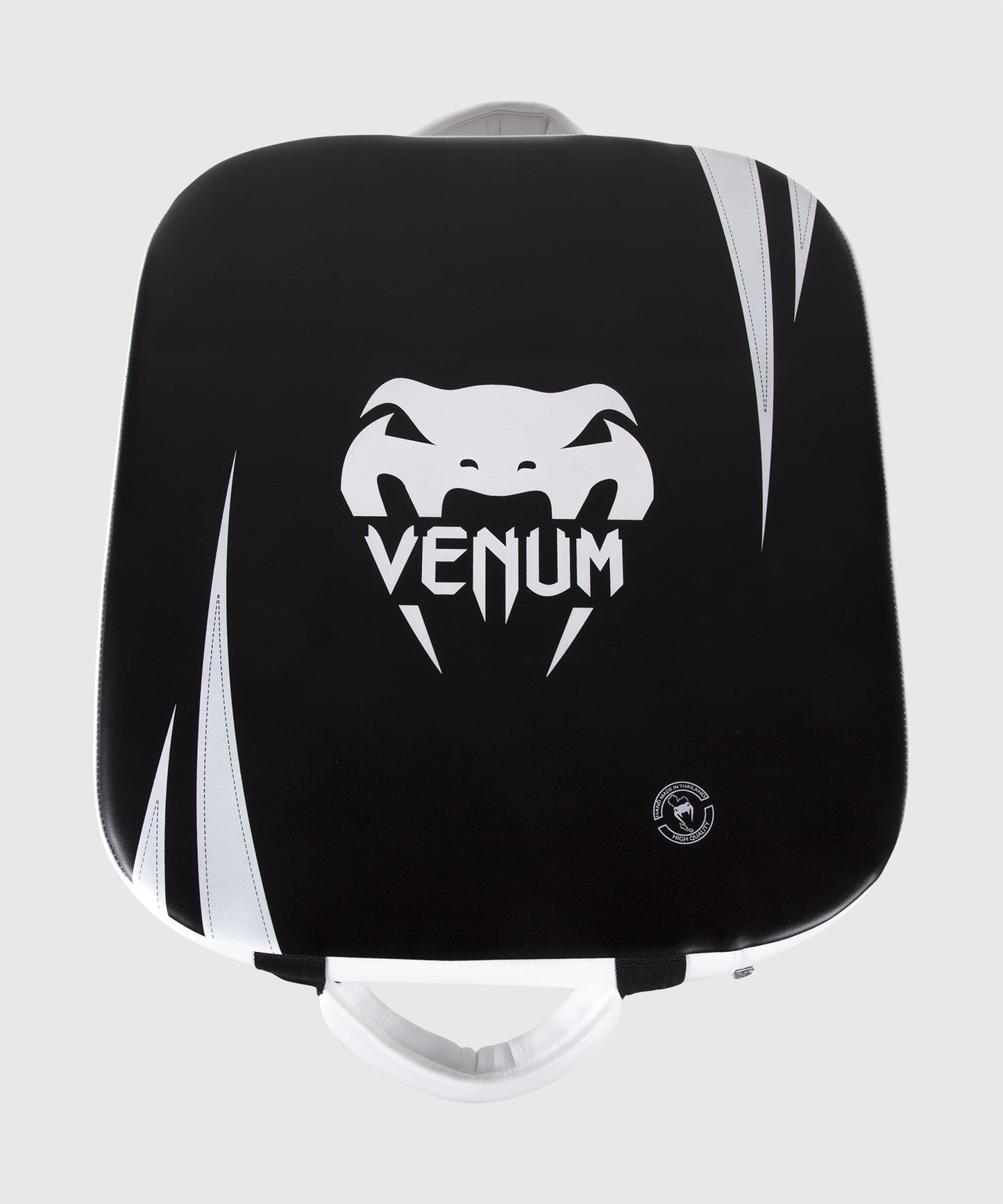 Venum Absolute Square Kick Shield - Skintex Leather - Black/Ice