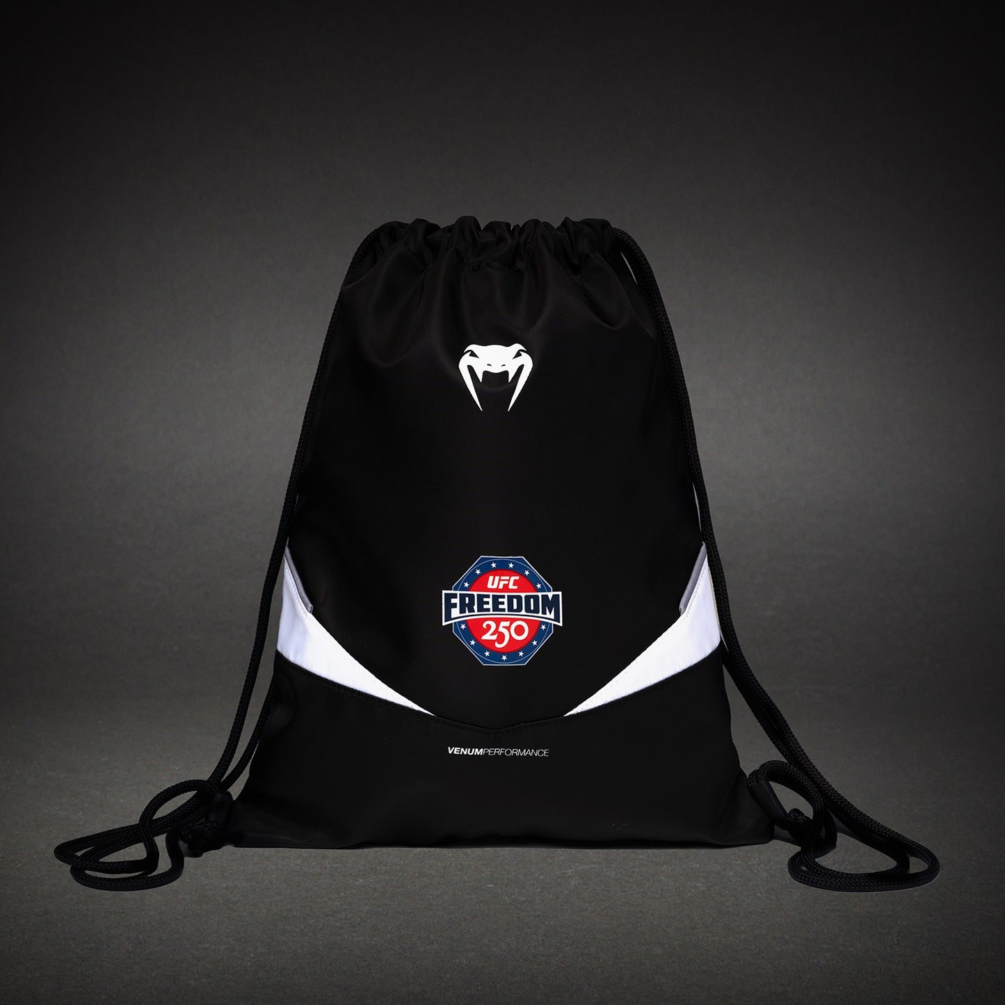 Official UFC Freedom 250 Evo 2.0 Drawstring Bag - Black