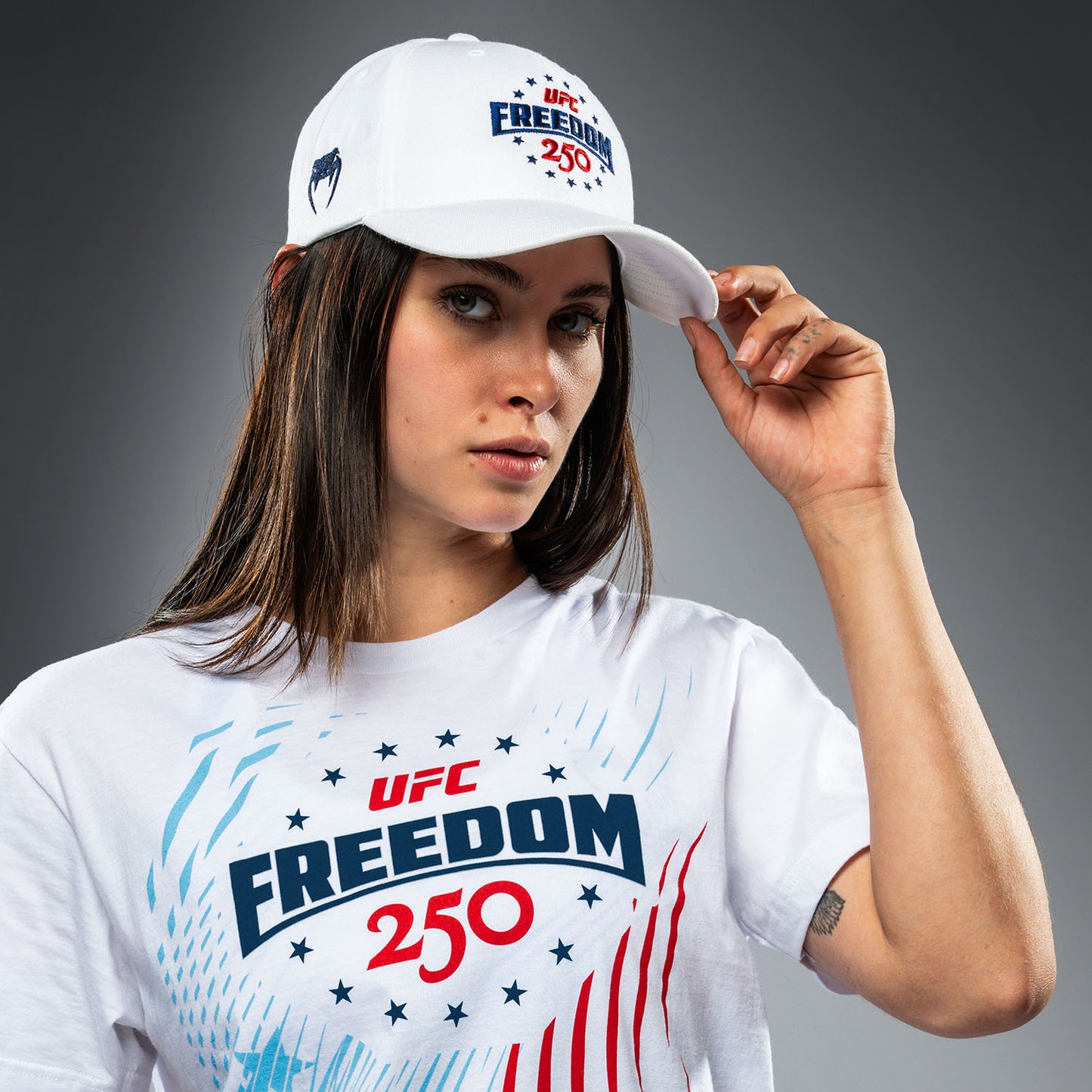 Official UFC Freedom 250 Official Weigh-In Tshirt - White