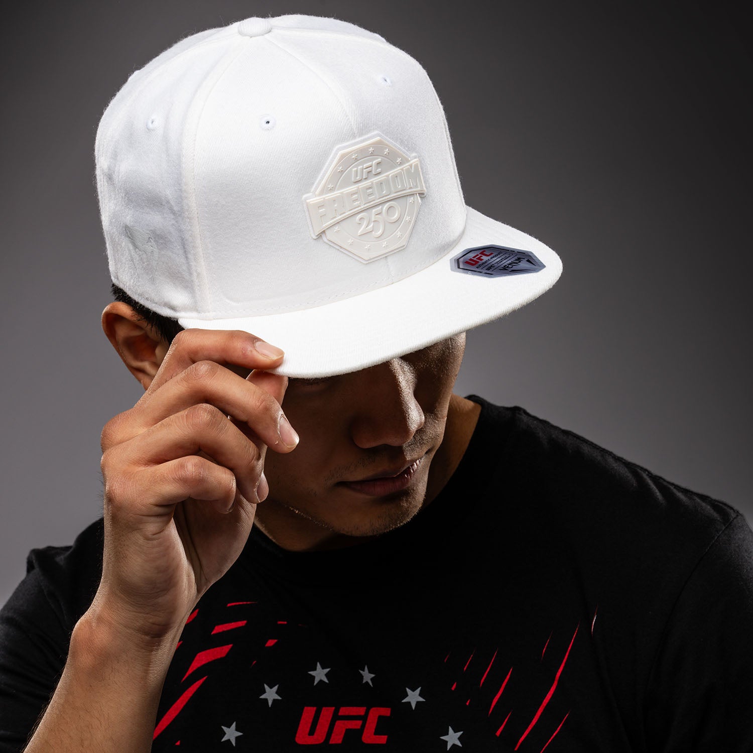 Official UFC Freedom 250 3D Cap - White  product-type_Caps Venum