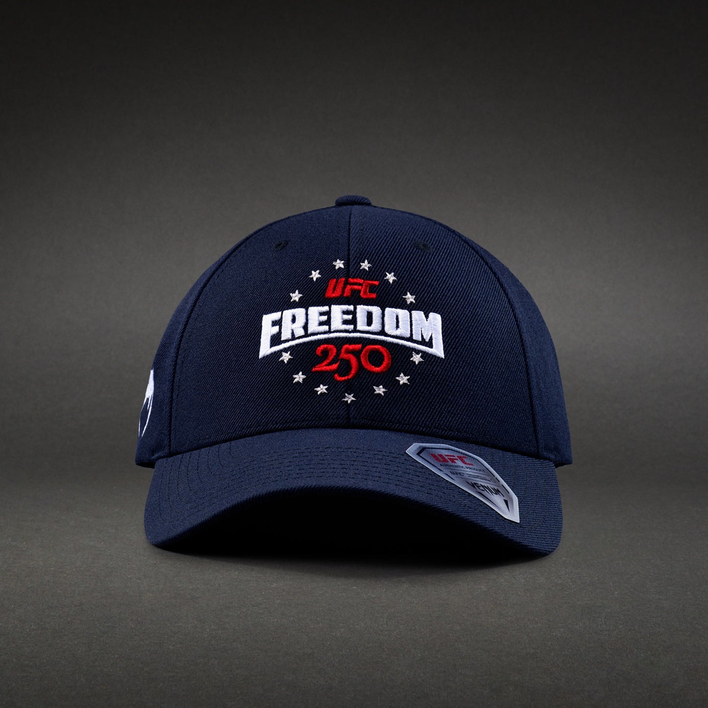 Official UFC Freedom 250 Personalized Authentic Fight Night Cap - Navy