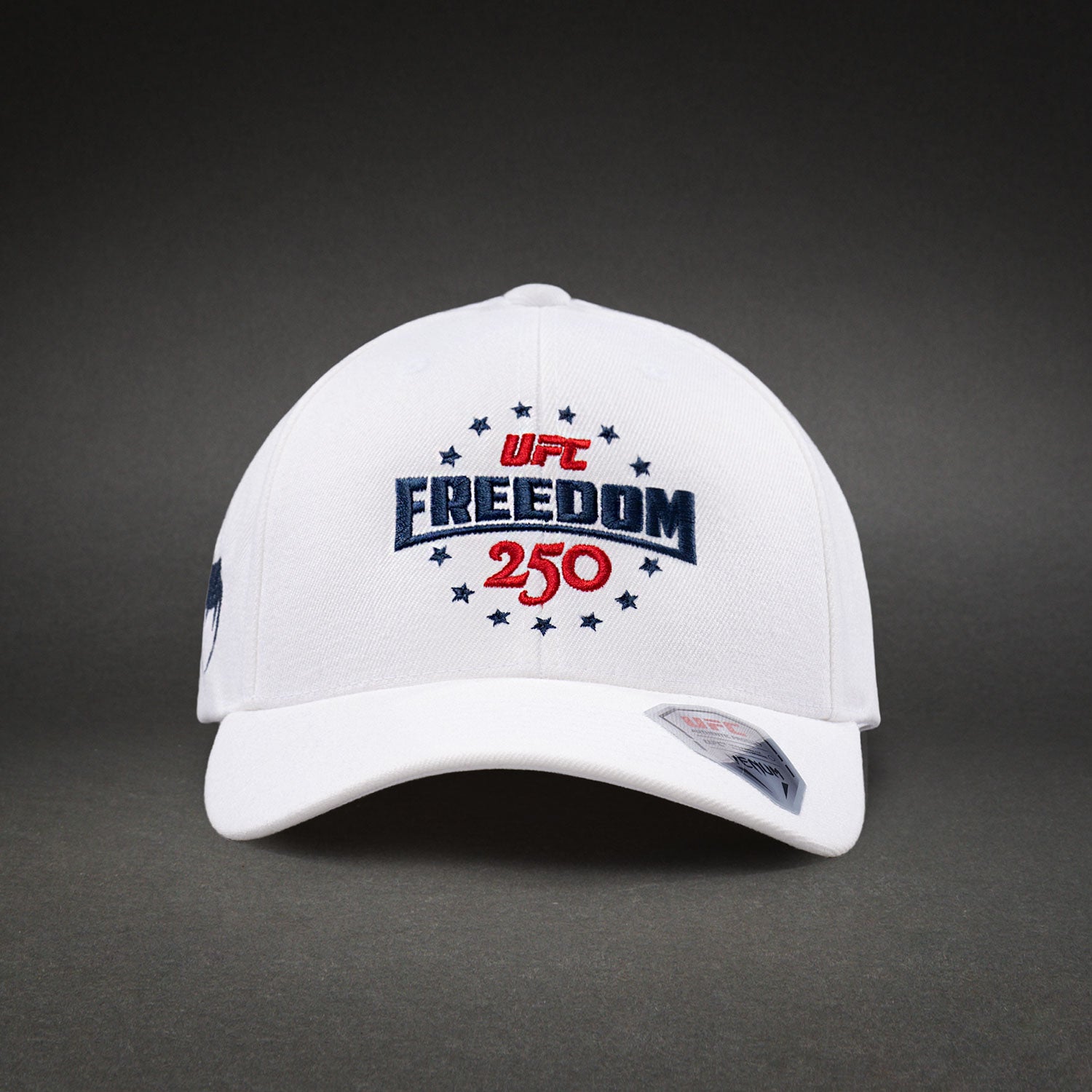 Official UFC Freedom 250 Authentic Fight Night Cap - White/Navy/Red -