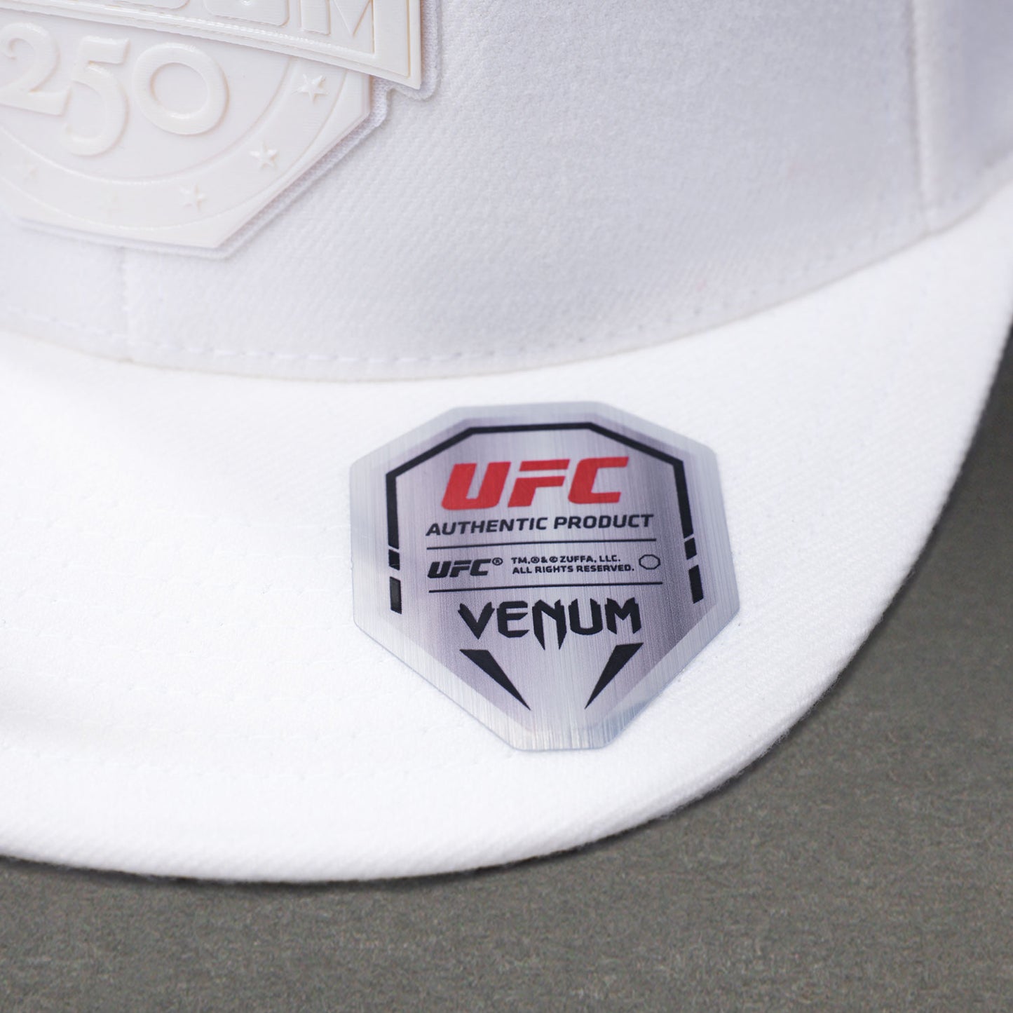 Official UFC Freedom 250 3D Cap - White  product-type_Caps Venum