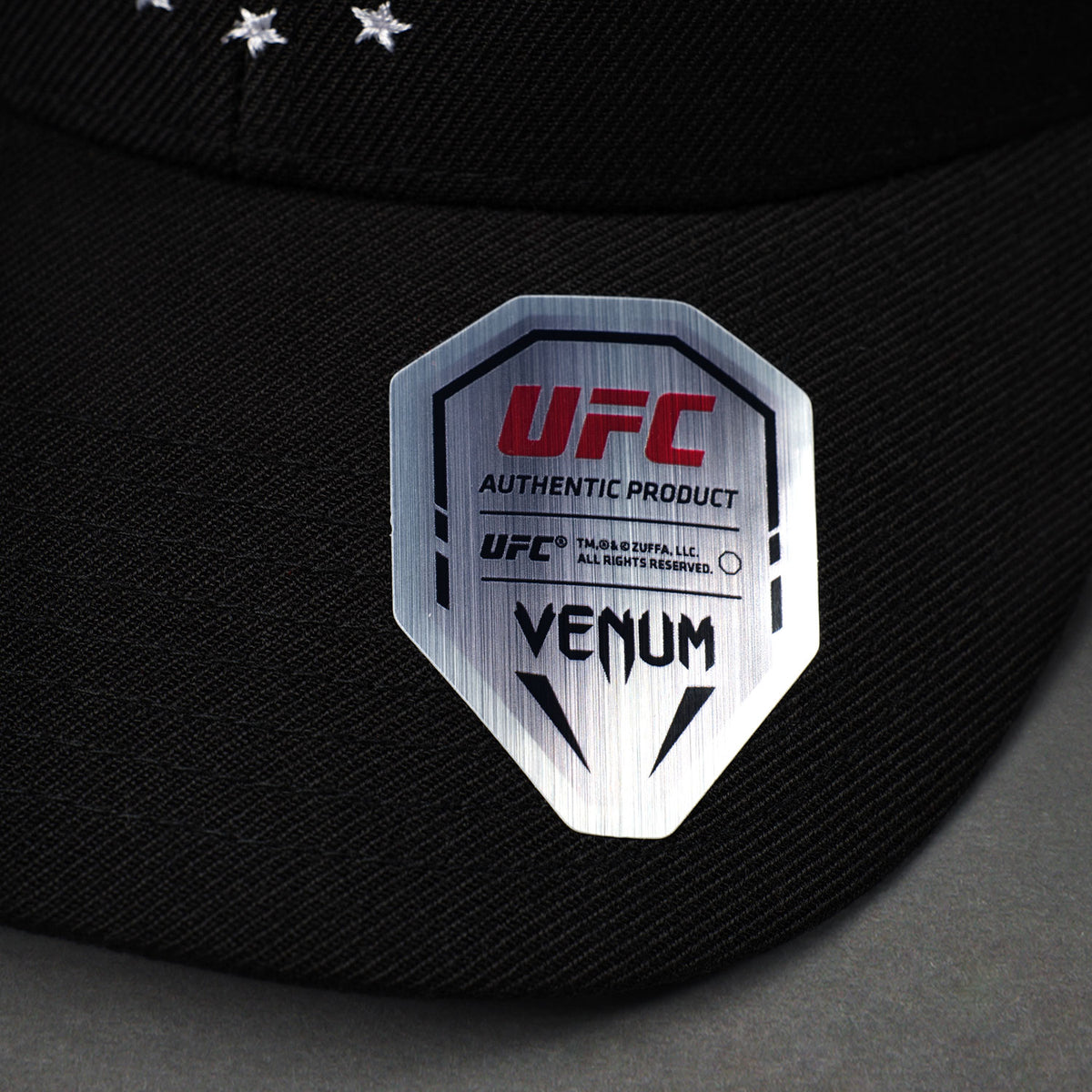 Graduation Cap Ufc Official UFC Freedom 250 Authentic Fight Night Cap - Black/White