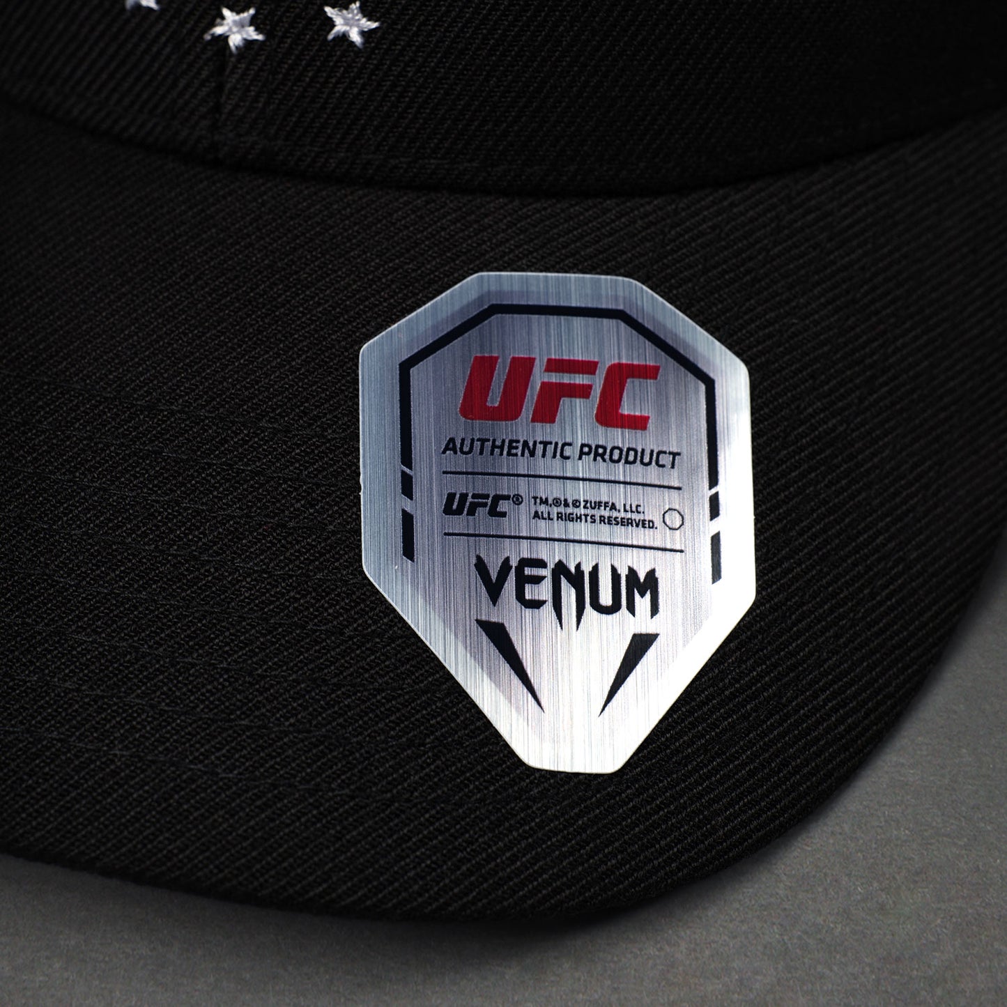 Official UFC Freedom 250 Personalized Authentic Fight Night Cap - Black/White