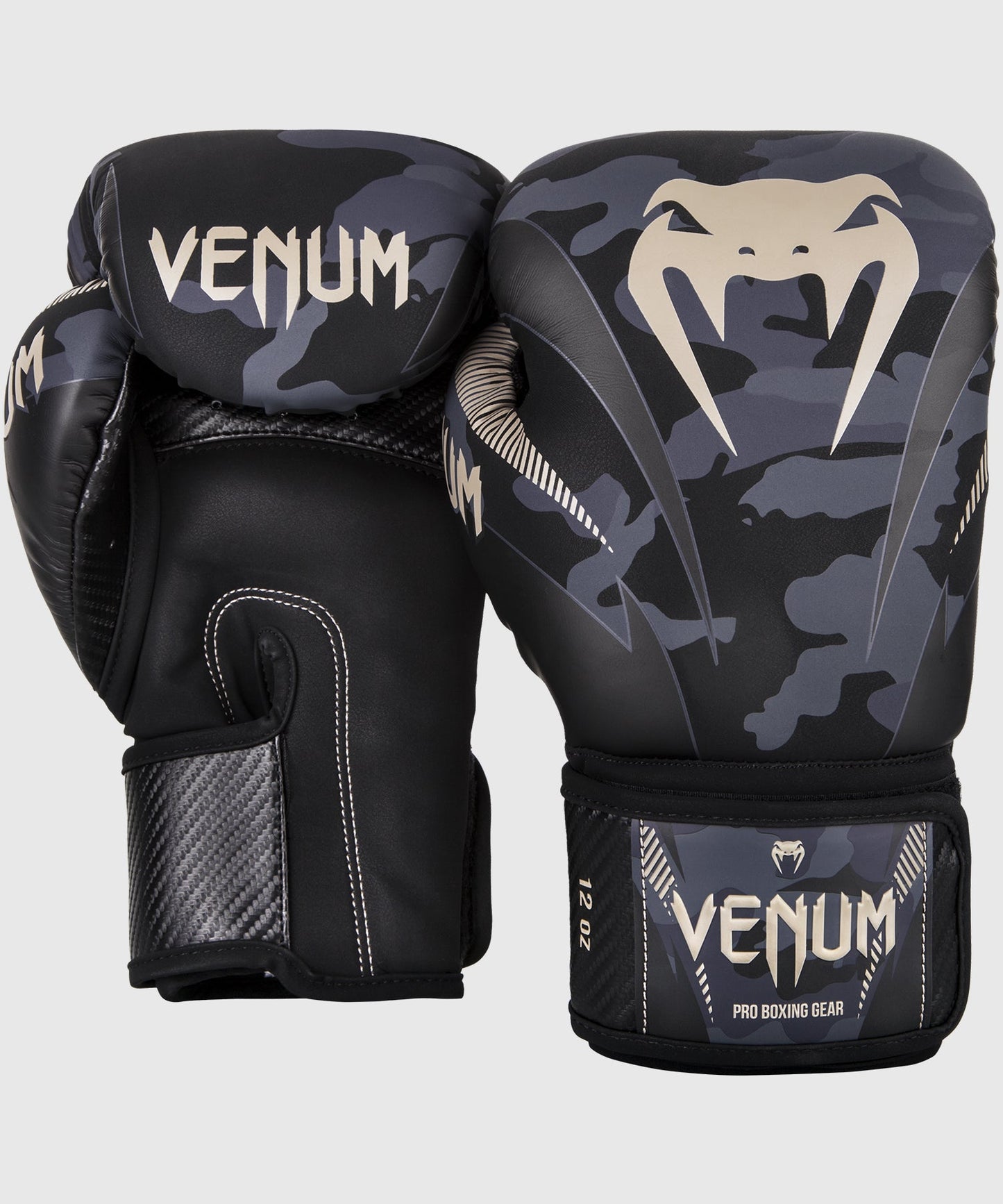 Venum Impact Boxing Gloves - Dark Camo/Sand
