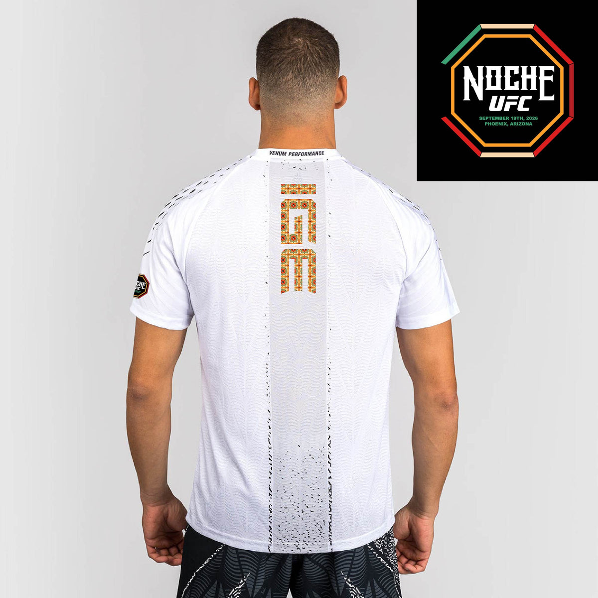 Men's UFC Zenith by Venum White Authentic Noche UFC Fight Night Walkout Jersey - Dan Ige