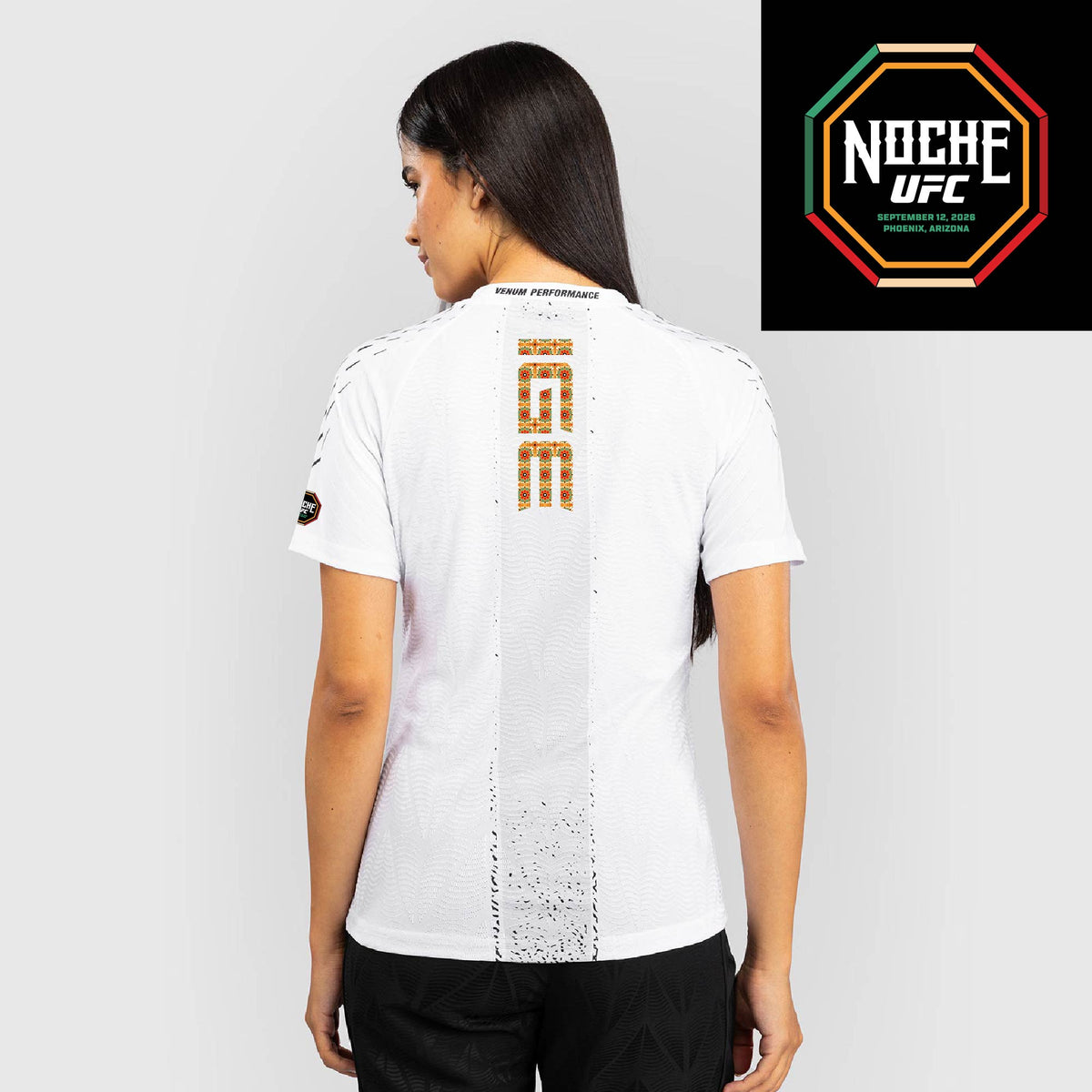 Women's UFC Zenith by Venum White Authentic Noche UFC Fight Night Walkout Jersey - Dan Ige  product-type_T-Shirts Venum