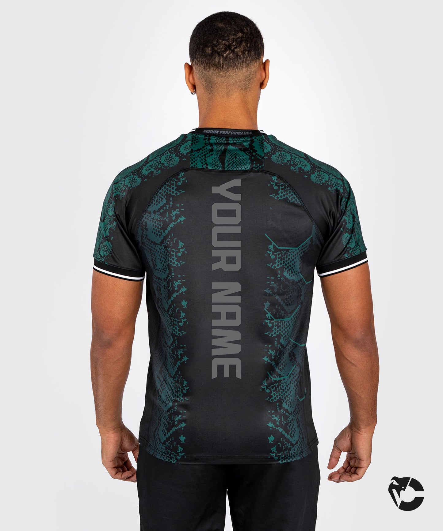 UFC Adrenaline by Venum Personalized Authentic Fight Night Men’s Jersey - Emerald Edition - Green/Black