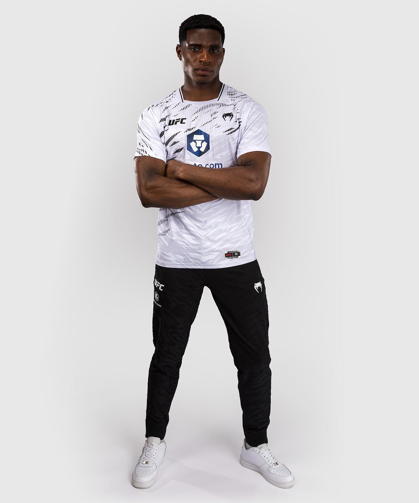 UFC Fusion by Venum Personalized Authentic Fight Night Men's Walkout Jersey - White