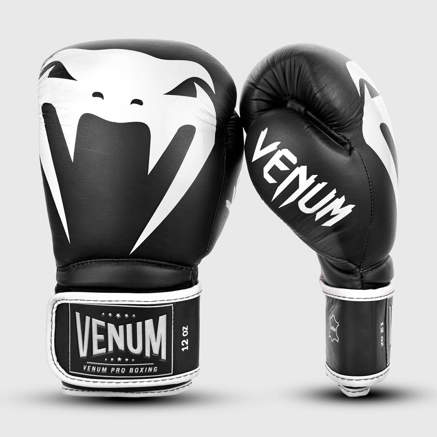 ボクシング VENUM GIANT 2.0 PRO BOXING GLOVES 12oz Venum Giant 2.0 Pro Boxing Gloves Velcro - Black/White - Venum