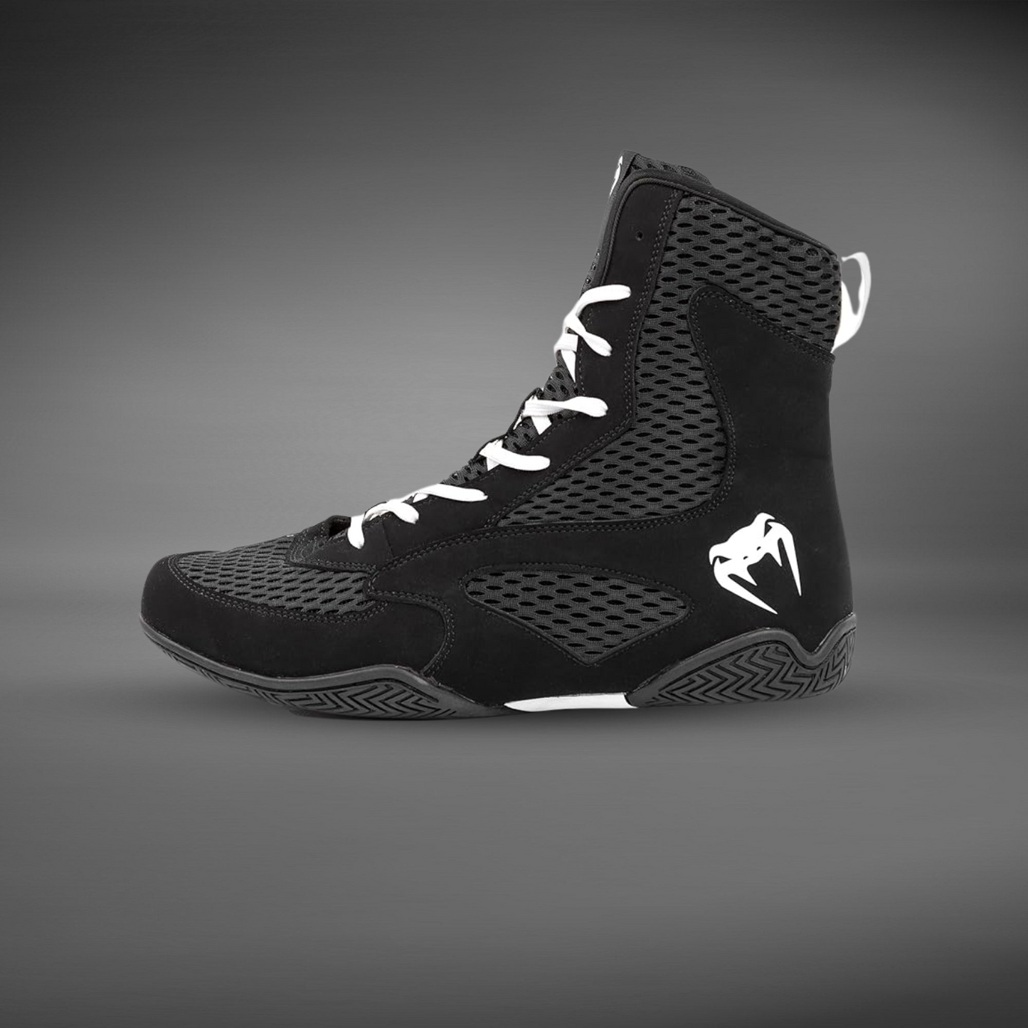 Venum Contender Boxing Shoes - Black/White