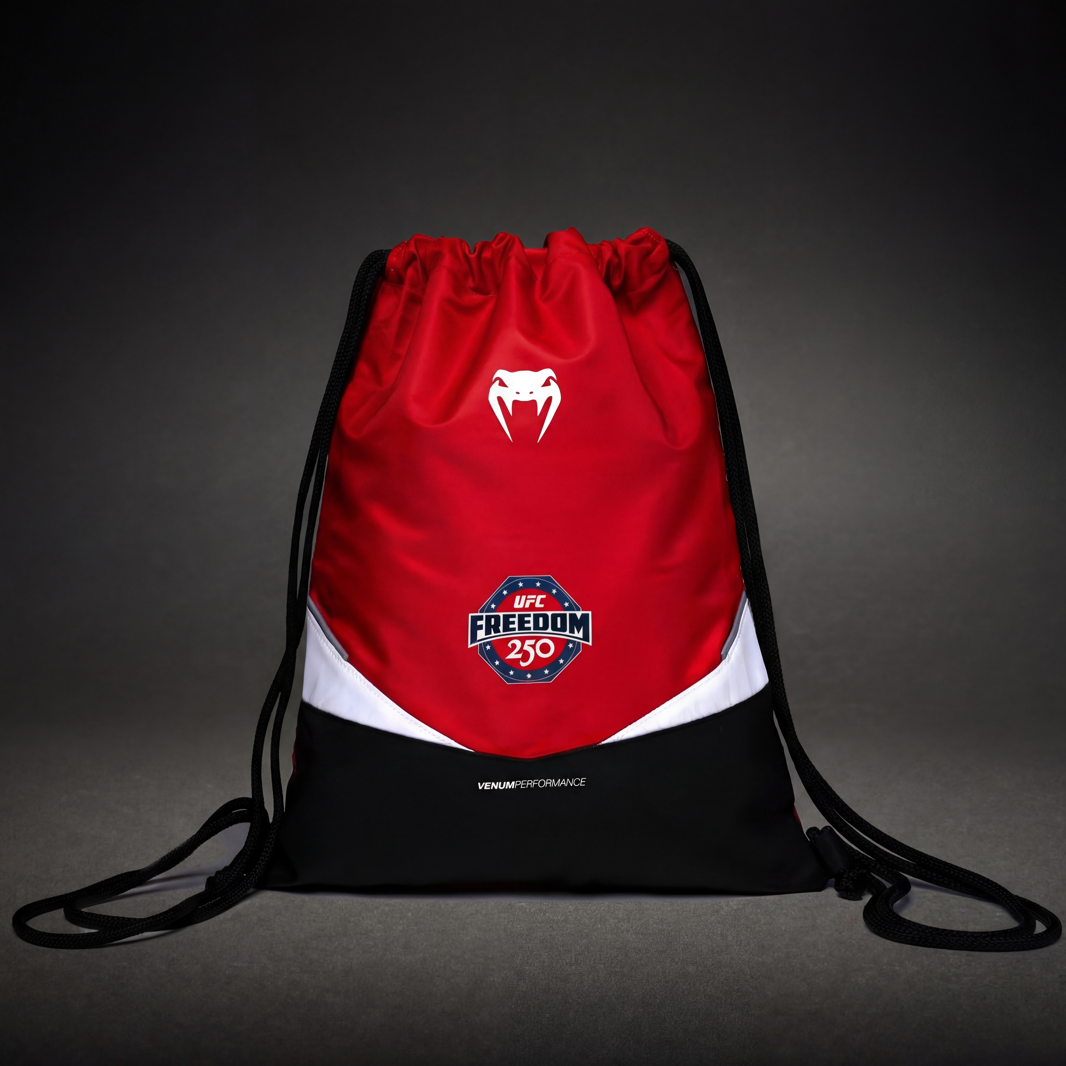 Official UFC Freedom 250 Evo 2.0 Drawstring Bag - Red - Venum