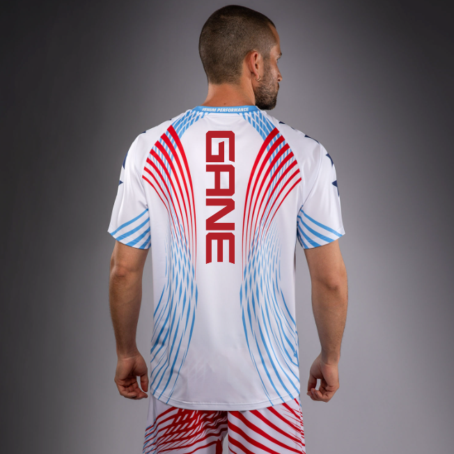 Men's Official UFC Freedom 250 by Venum White Authentic Fight Night Walkout Jersey -Gane   Venum