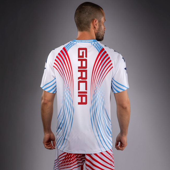 Men's Official UFC Freedom 250 by Venum White Authentic Fight Night Walkout Jersey -Garcia