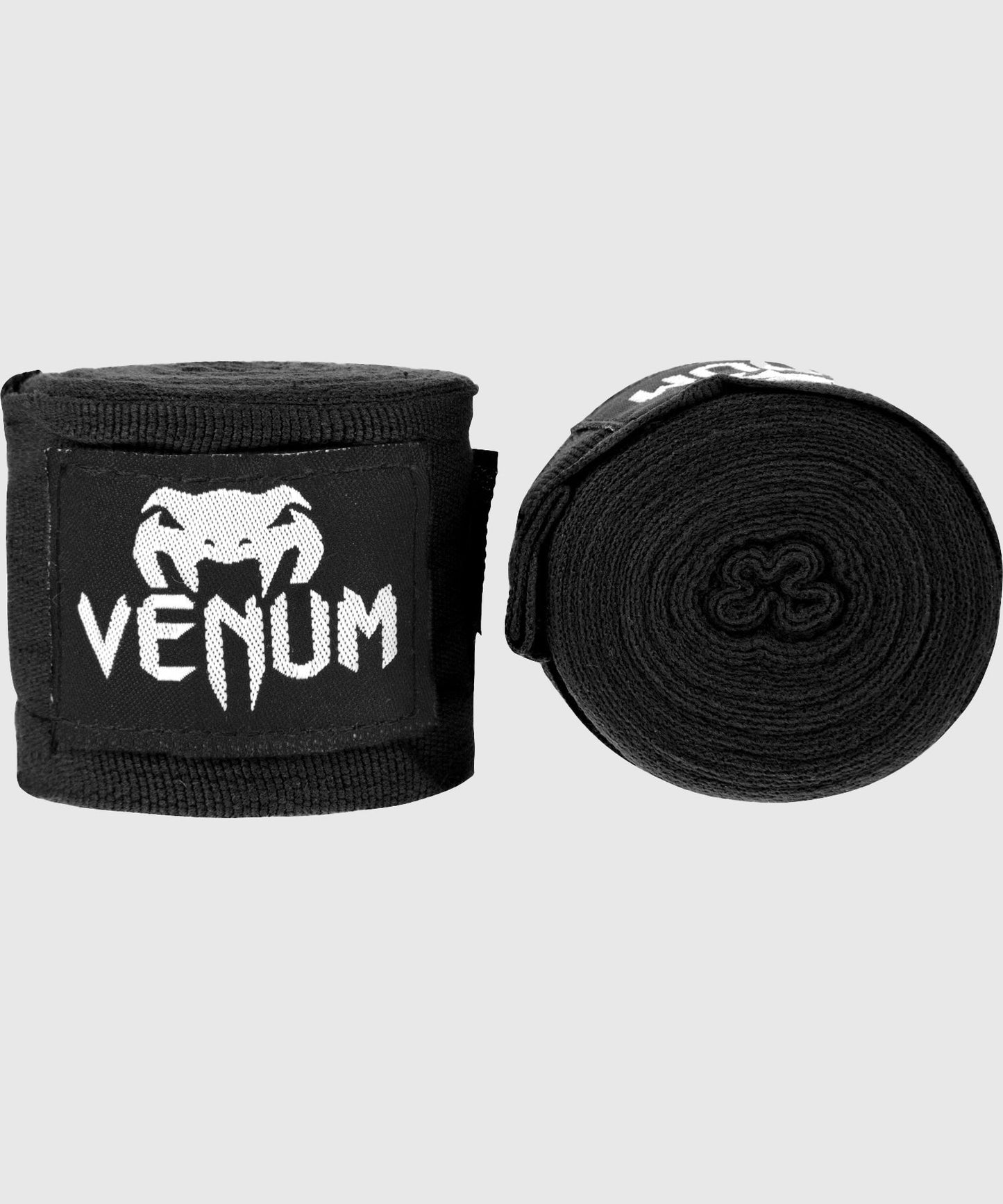 Venum Kontact Boxing Hand Wraps - Black - 180 in