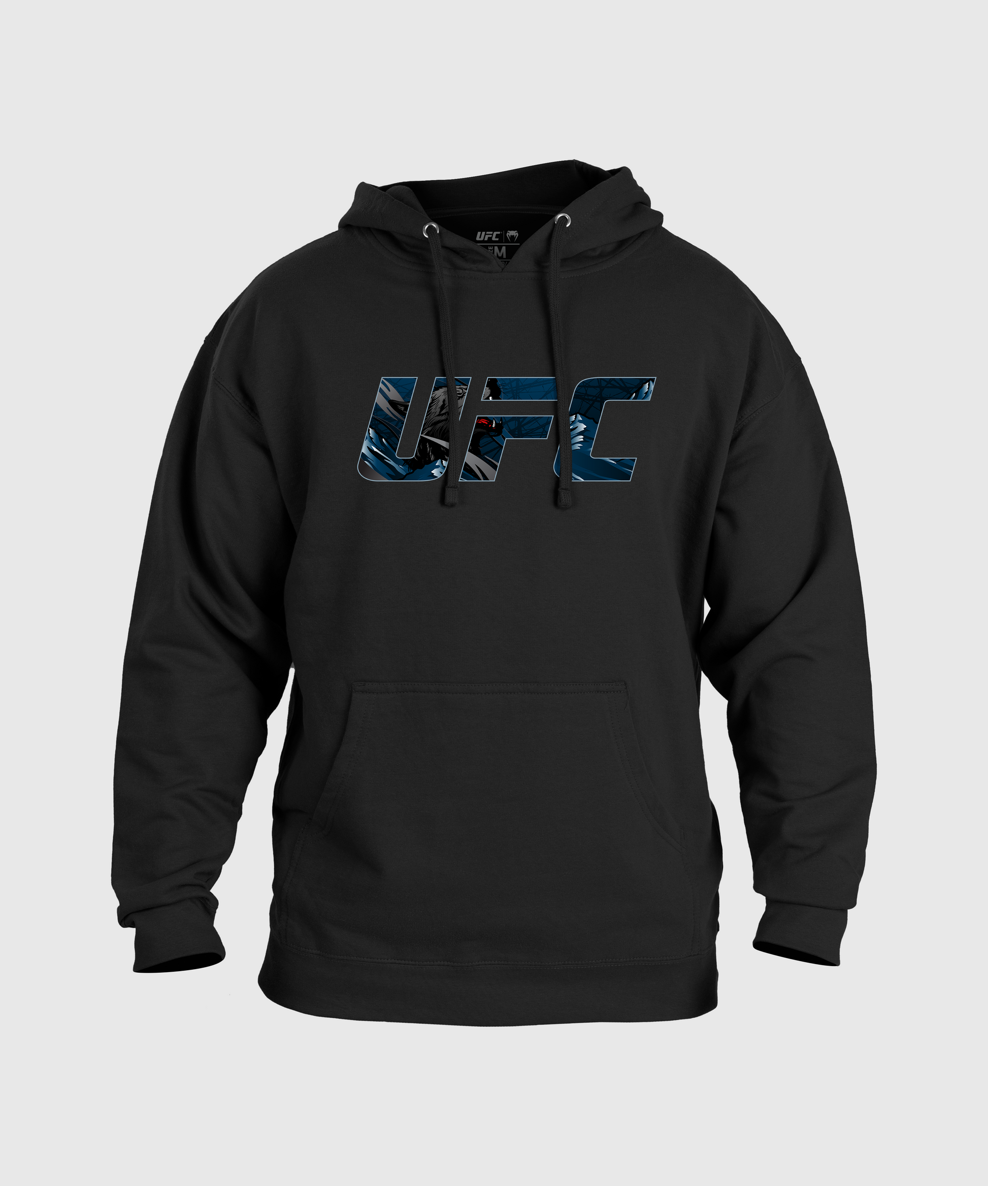 Men's UFC Unrivaled by Venum Black Khamzat Chimaev Hoodie   Venum