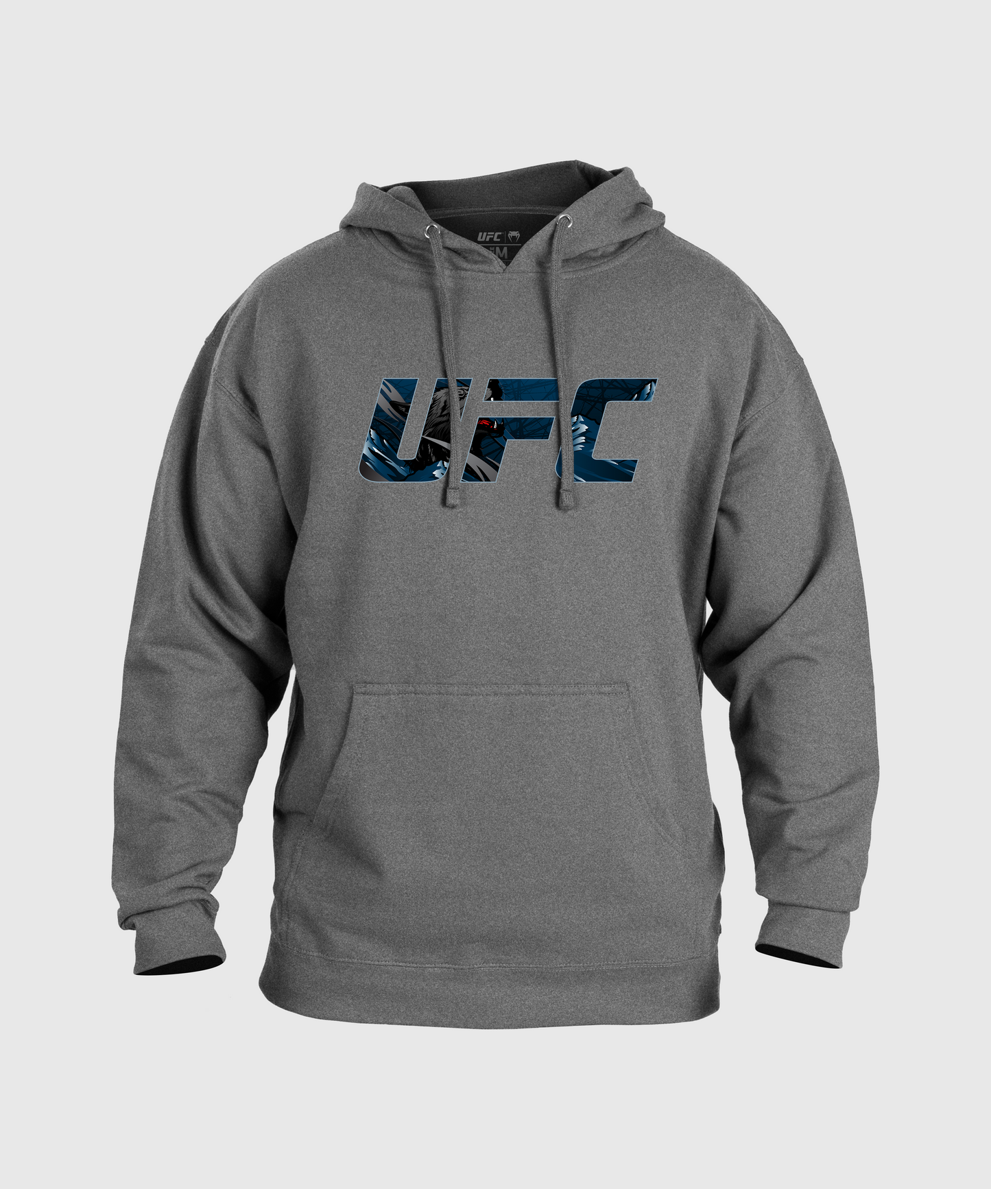 Men's UFC Unrivaled by Venum Heather Grey Khamzat Chimaev Hoodie   Venum