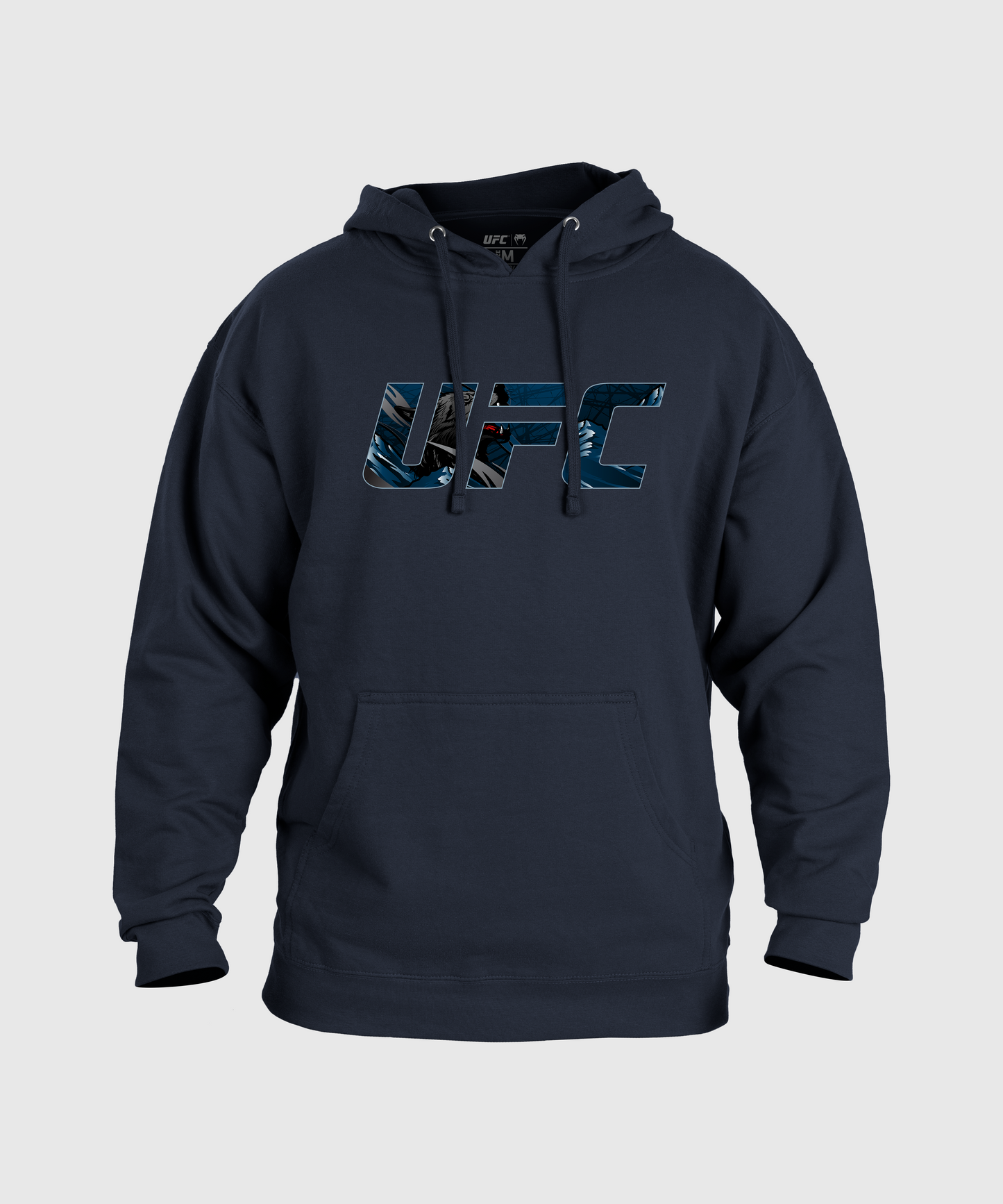 Men's UFC Unrivaled by Venum Navy Khamzat Chimaev Hoodie   Venum