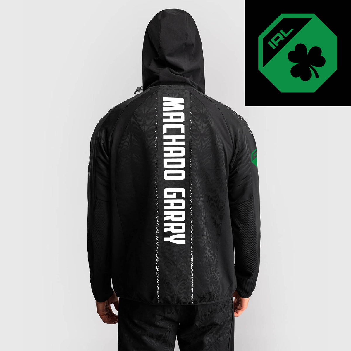 Men's UFC Zenith by Venum Black Authentic Fight Night Walkout Hoodie personalized Garry