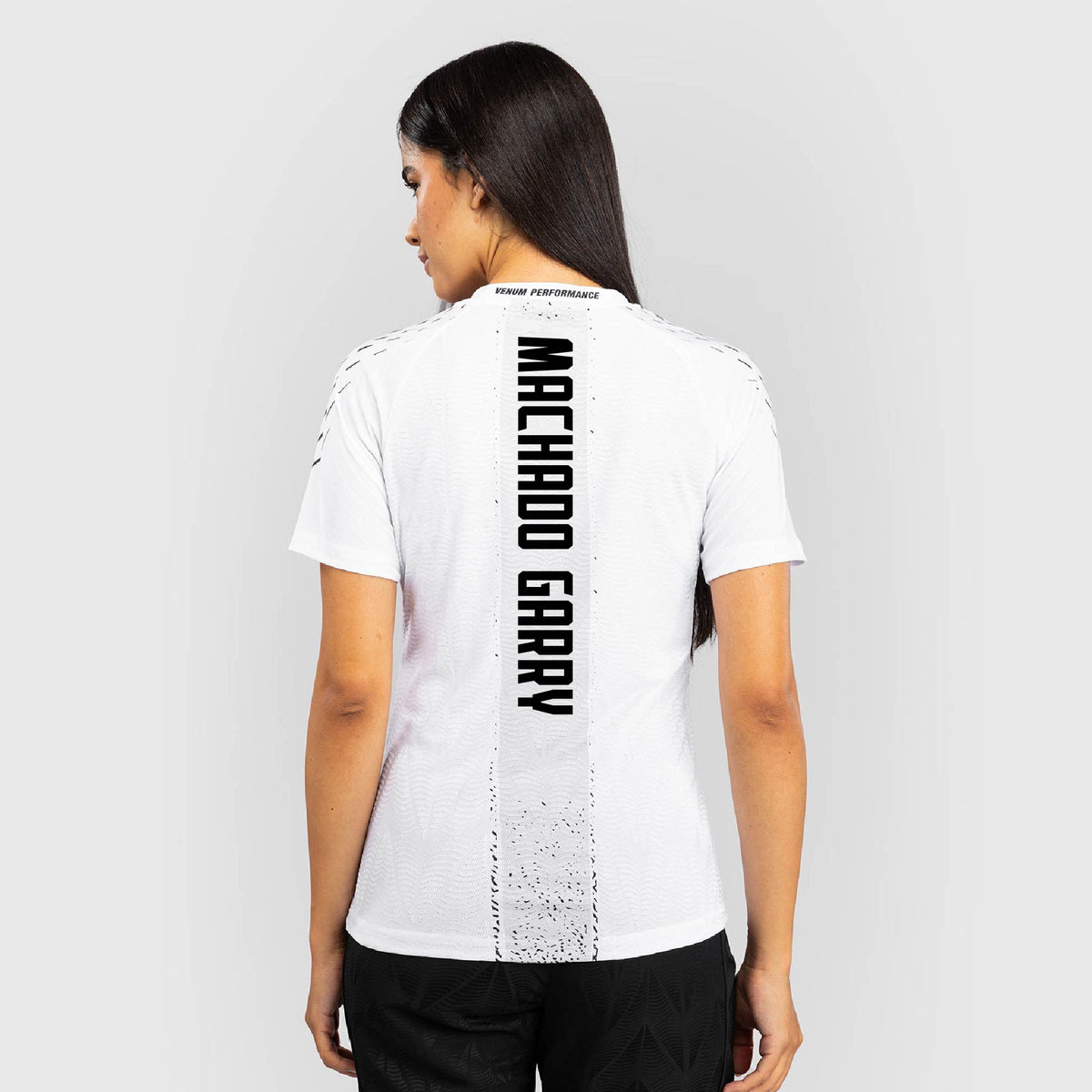 Women's UFC Zenith by Venum White Authentic Fight Night Walkout Jersey Personalized - Garry