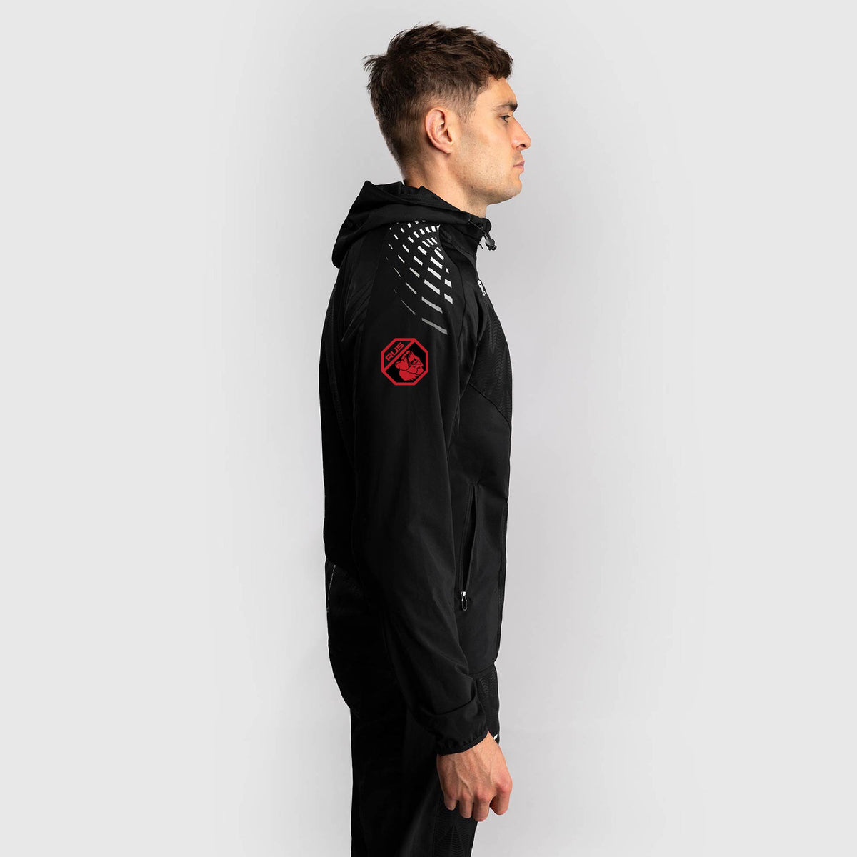 Men's UFC Zenith by Venum Black Authentic Fight Night Walkout Hoodie personalized Makhachev